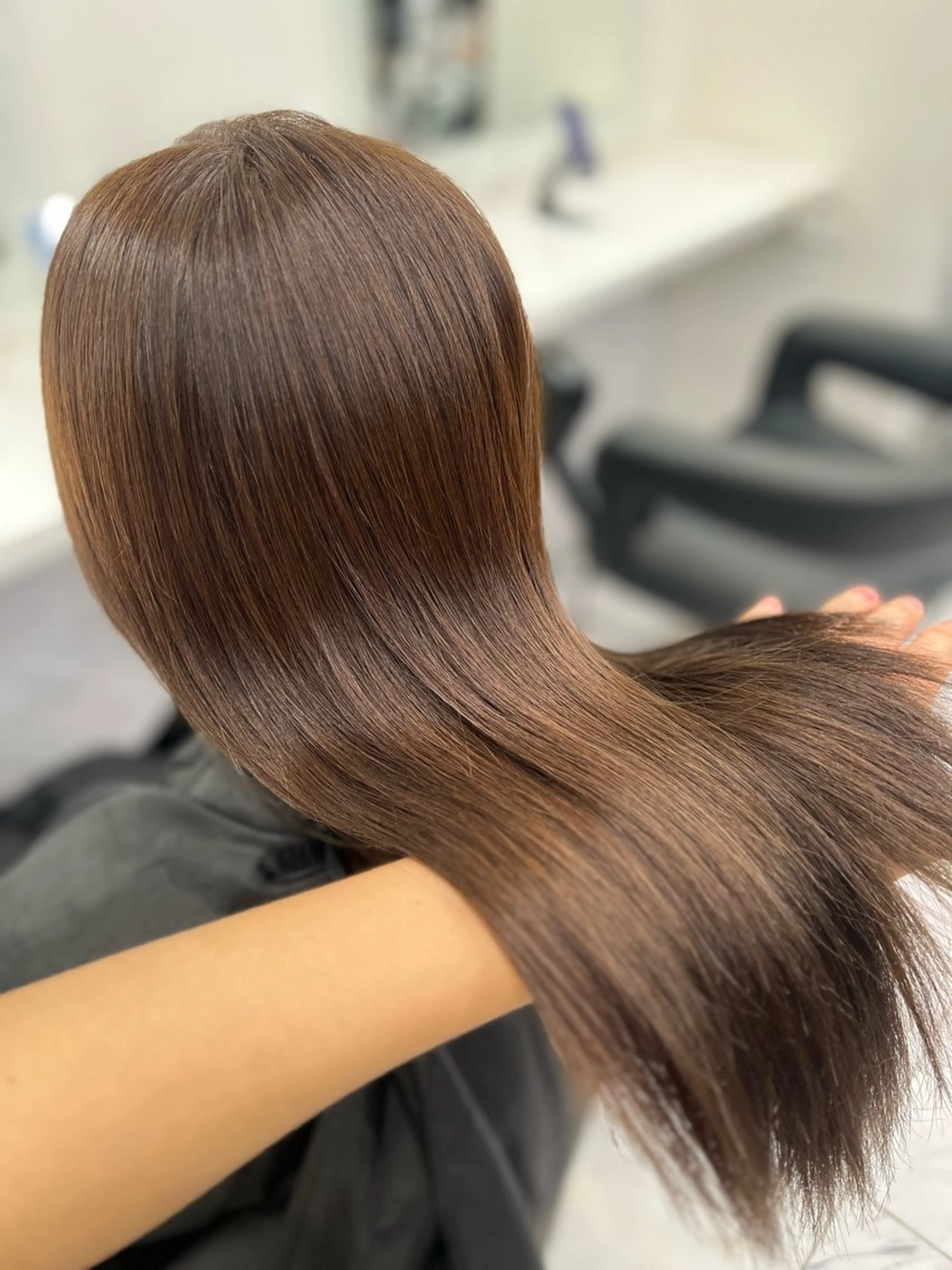 ロング カラー ヘアカラー トリートメント 韓国レイヤーカット /REIのヘアスタイル