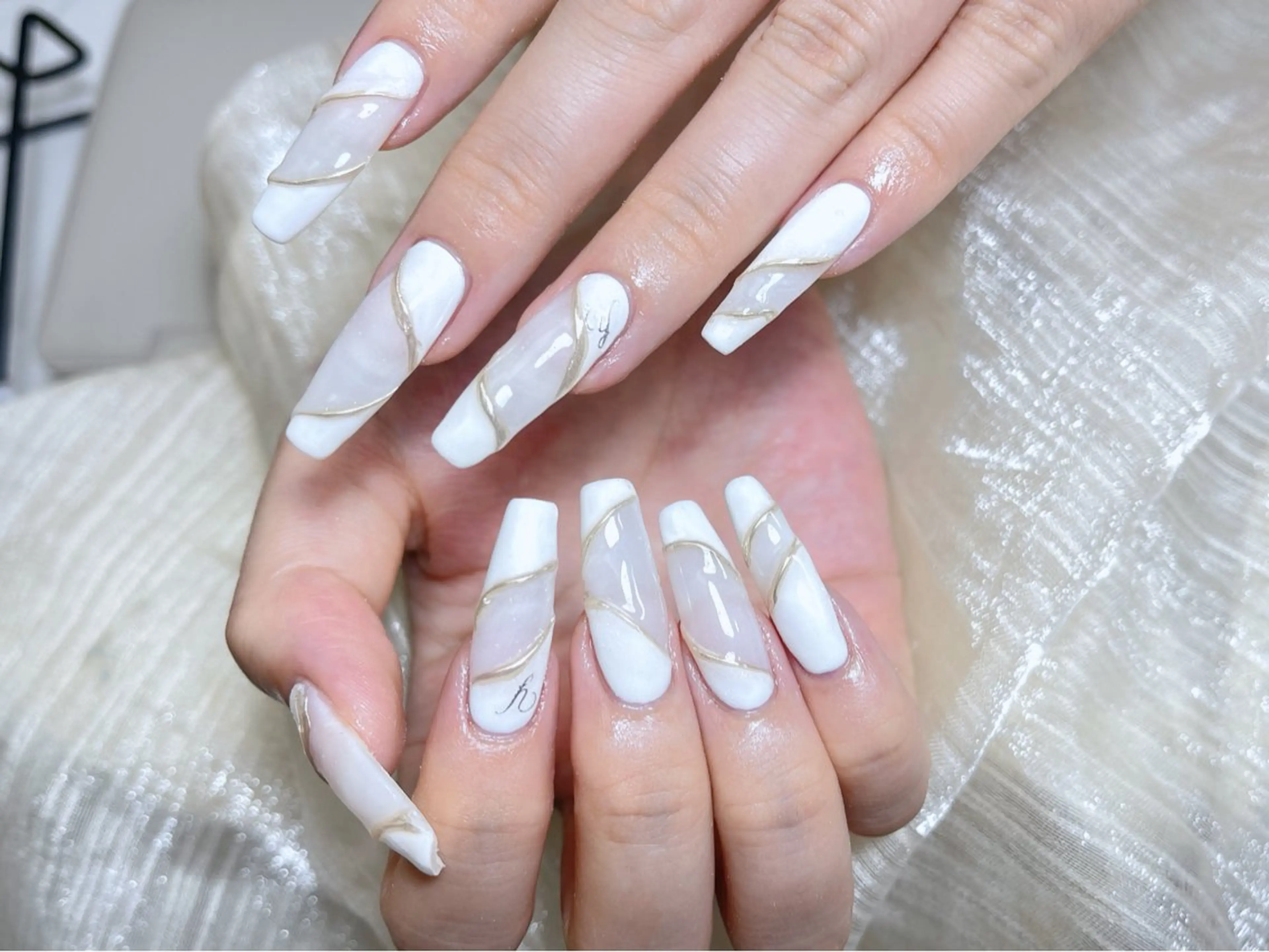 ネイル ハンドネイル 🎀ネイルサロン エクラYUI🎀のネイルデザイン