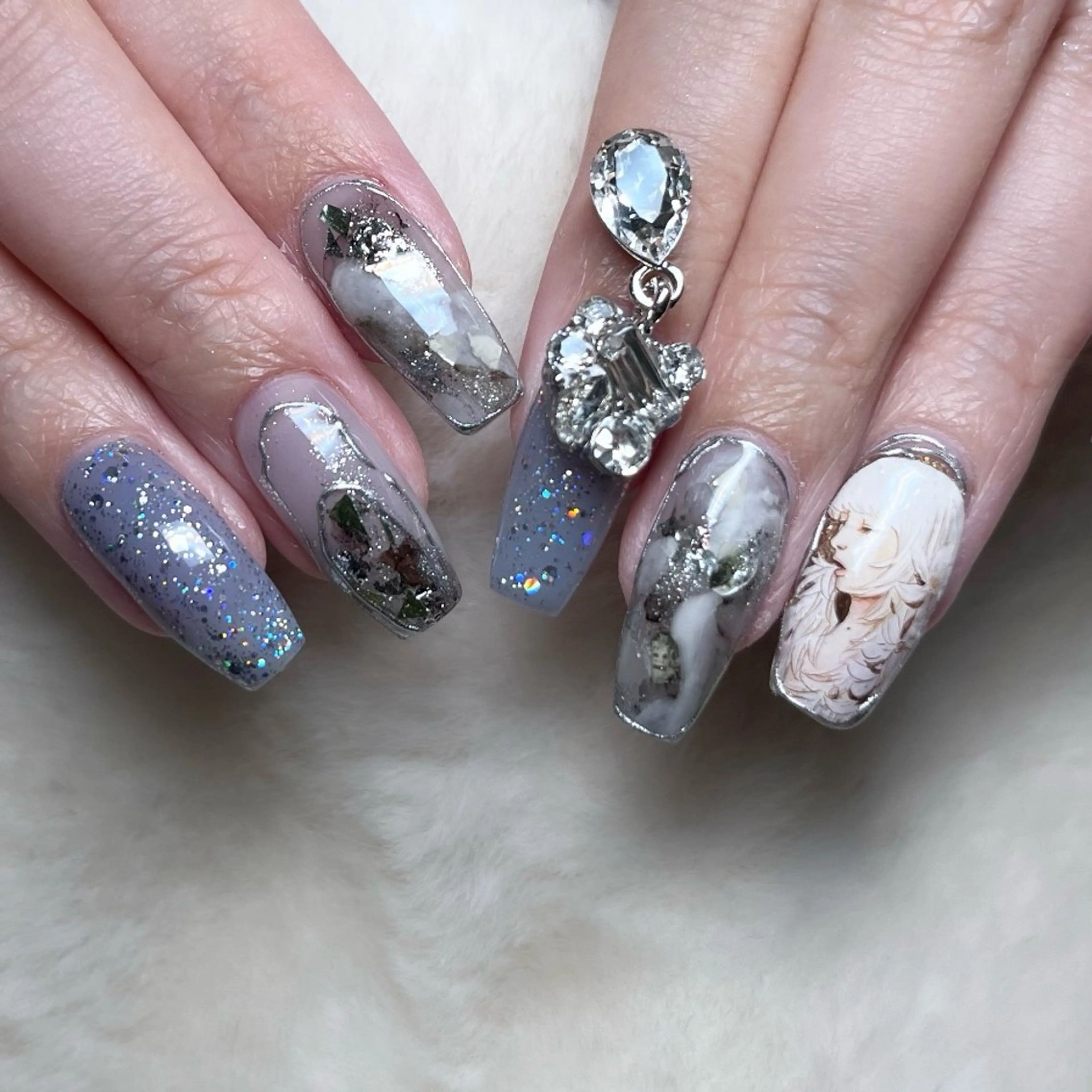 セミロング METORO NAILのネイルデザイン