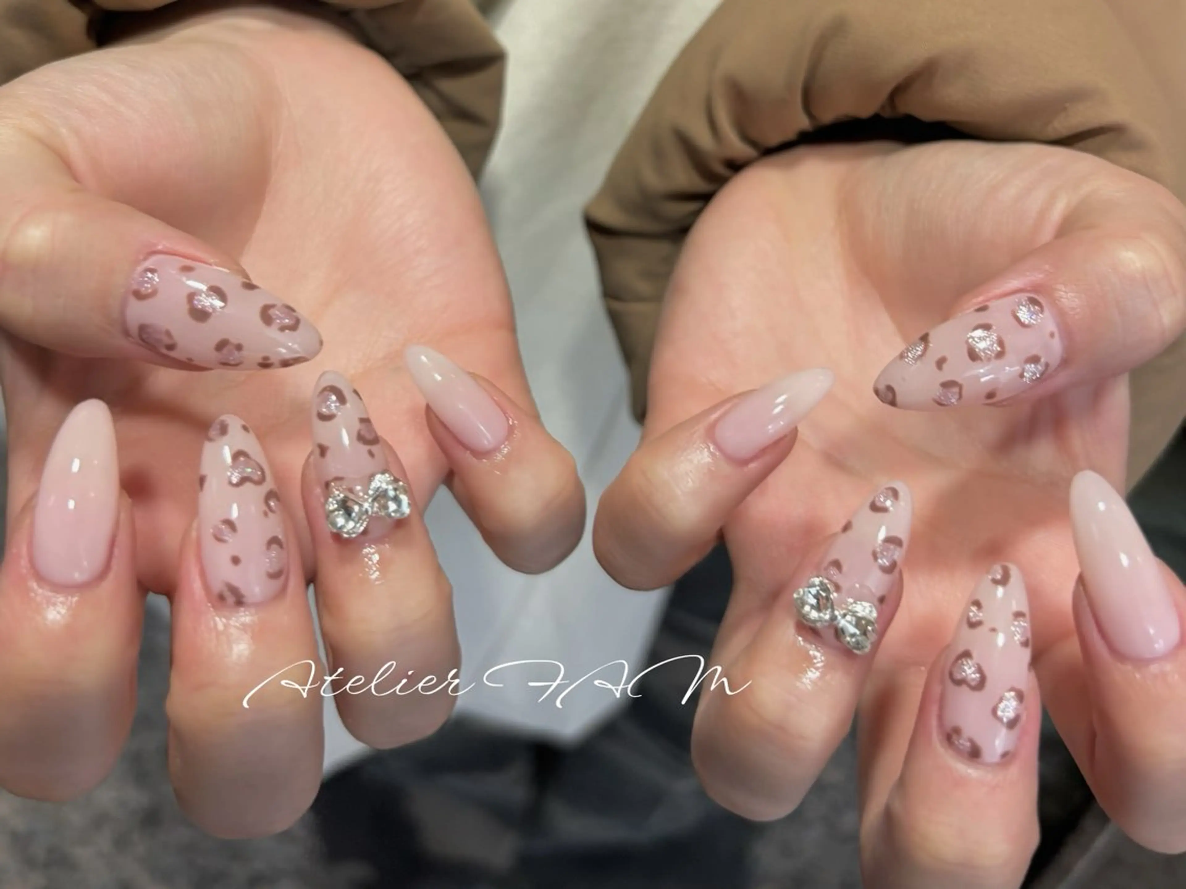 ロング ハンドネイル nail&eyelashsalon atelier fam上本町店所属・アトリエ FAMのネイルデザイン
