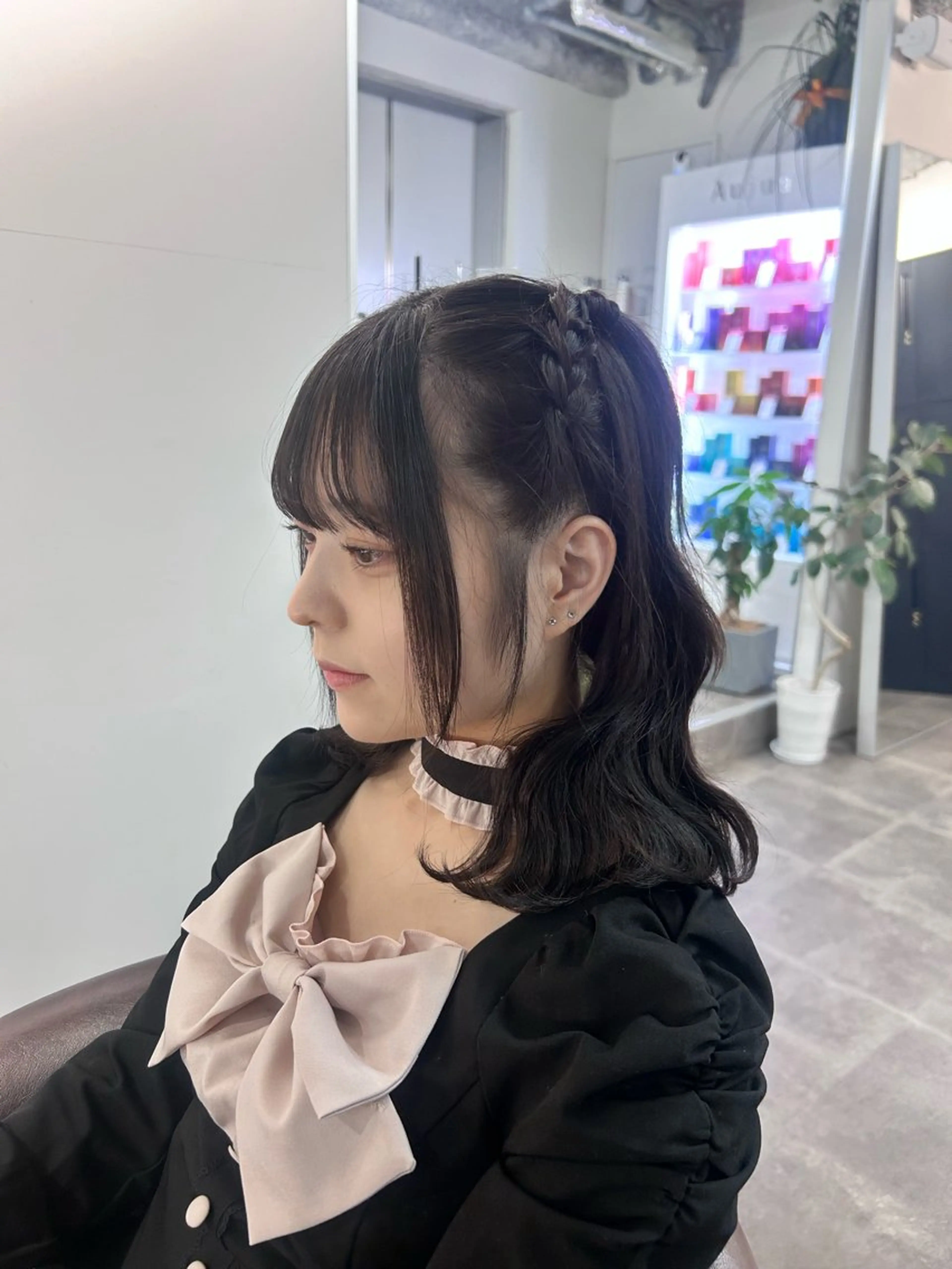 ミディアム ヘアアレンジ ヘアセット ブリーチ/アレンジ/ 19歳/新宿/アリルのヘアスタイル