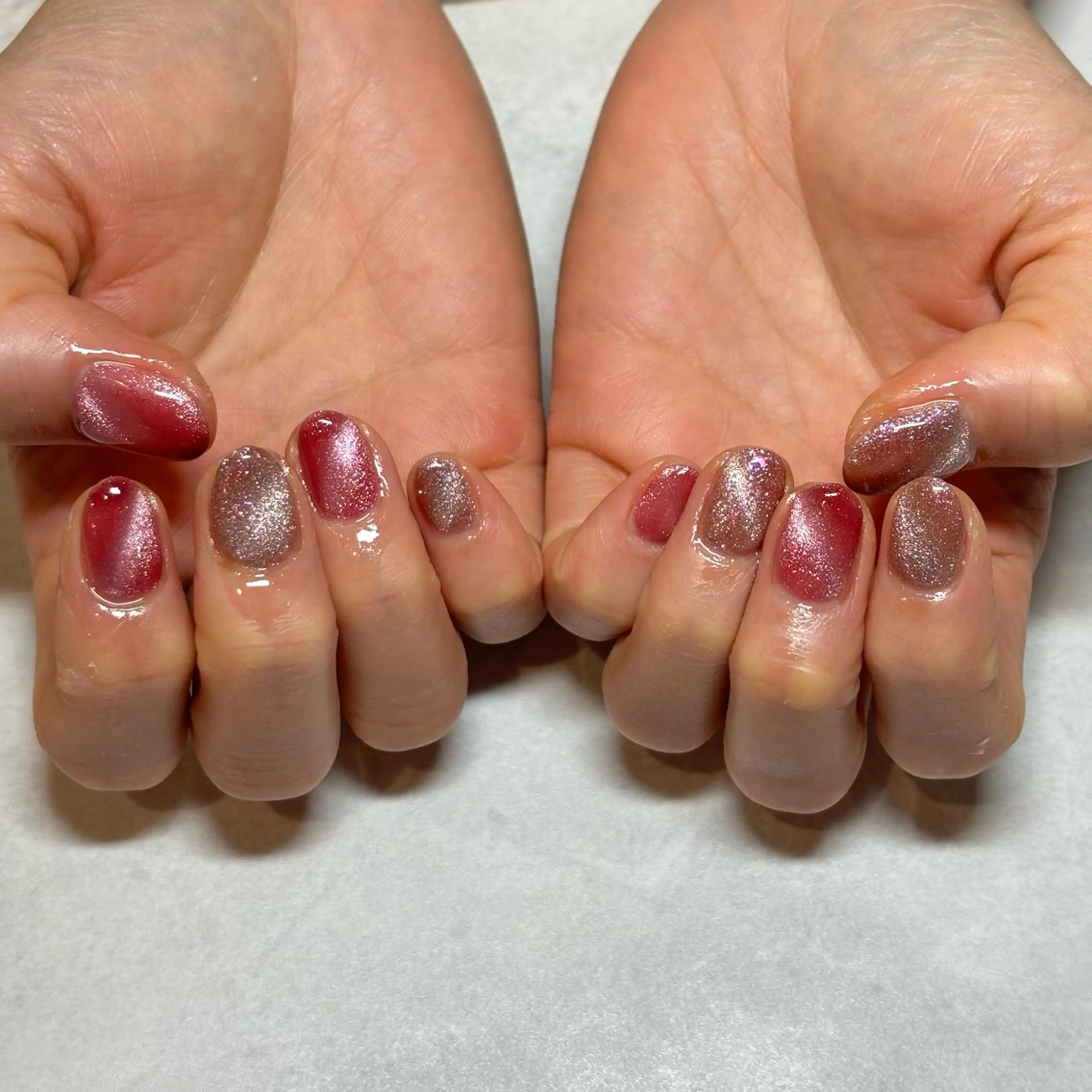 ネイル 0203ムニムサン 💙Honokaのネイルデザイン