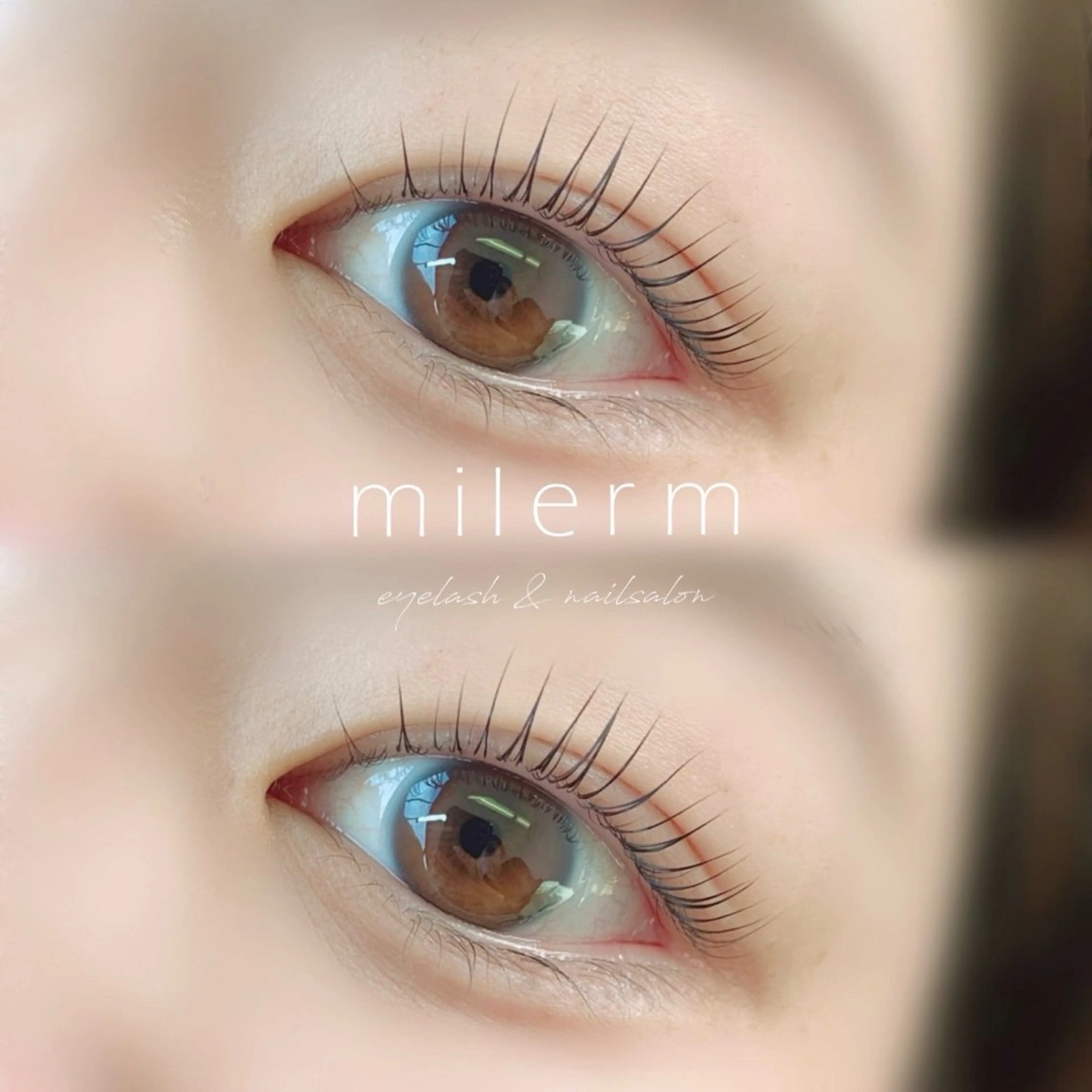 マツエク・マツパ マツパ milerm 🔸KANA🔸のマツエク・マツパデザイン