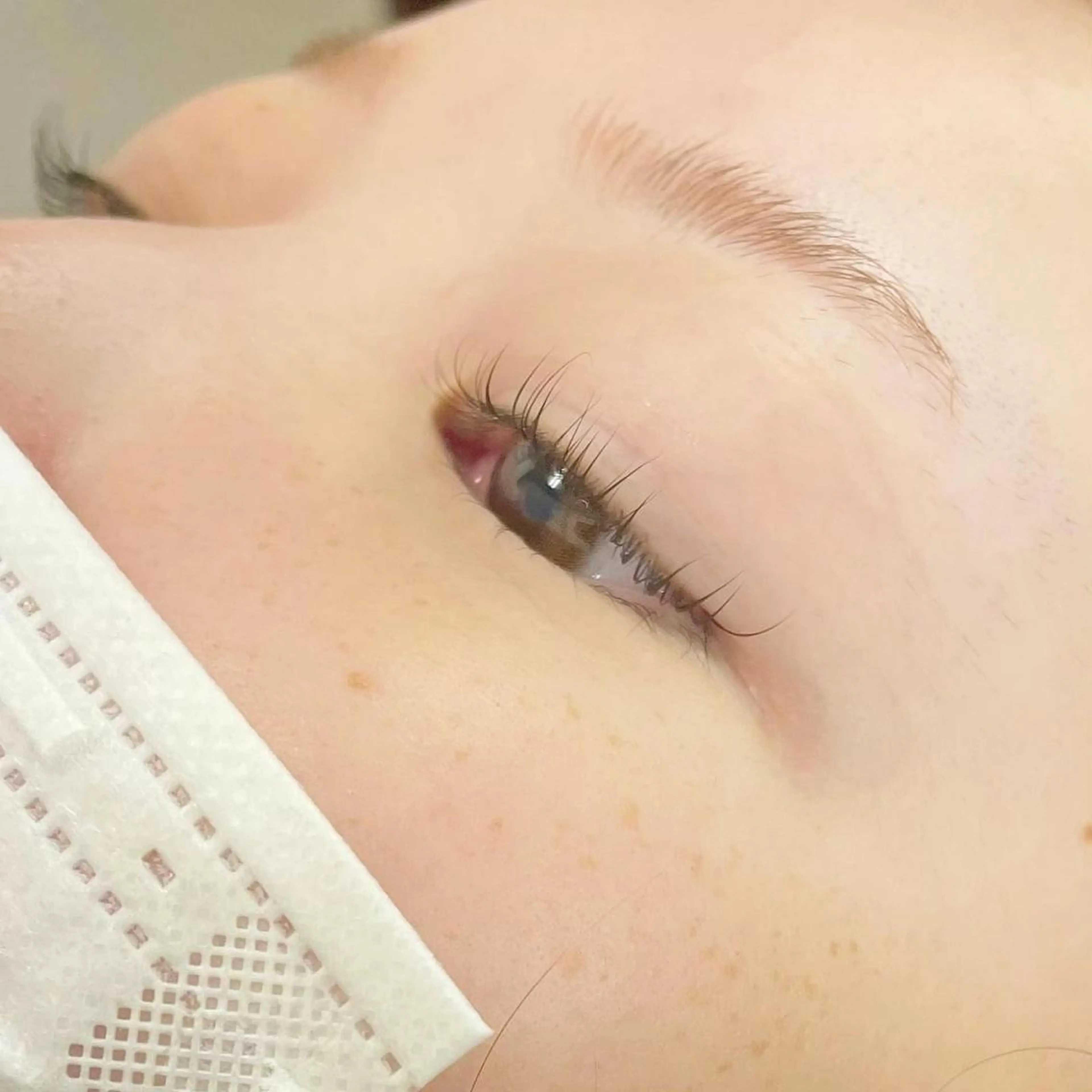 ショート カラー パーマ メンズ キッズ マツエク・マツパ メンズパーマ まつげパーマ 一重×まつ毛パーマ エクステ sara 荒井店のヘアスタイル