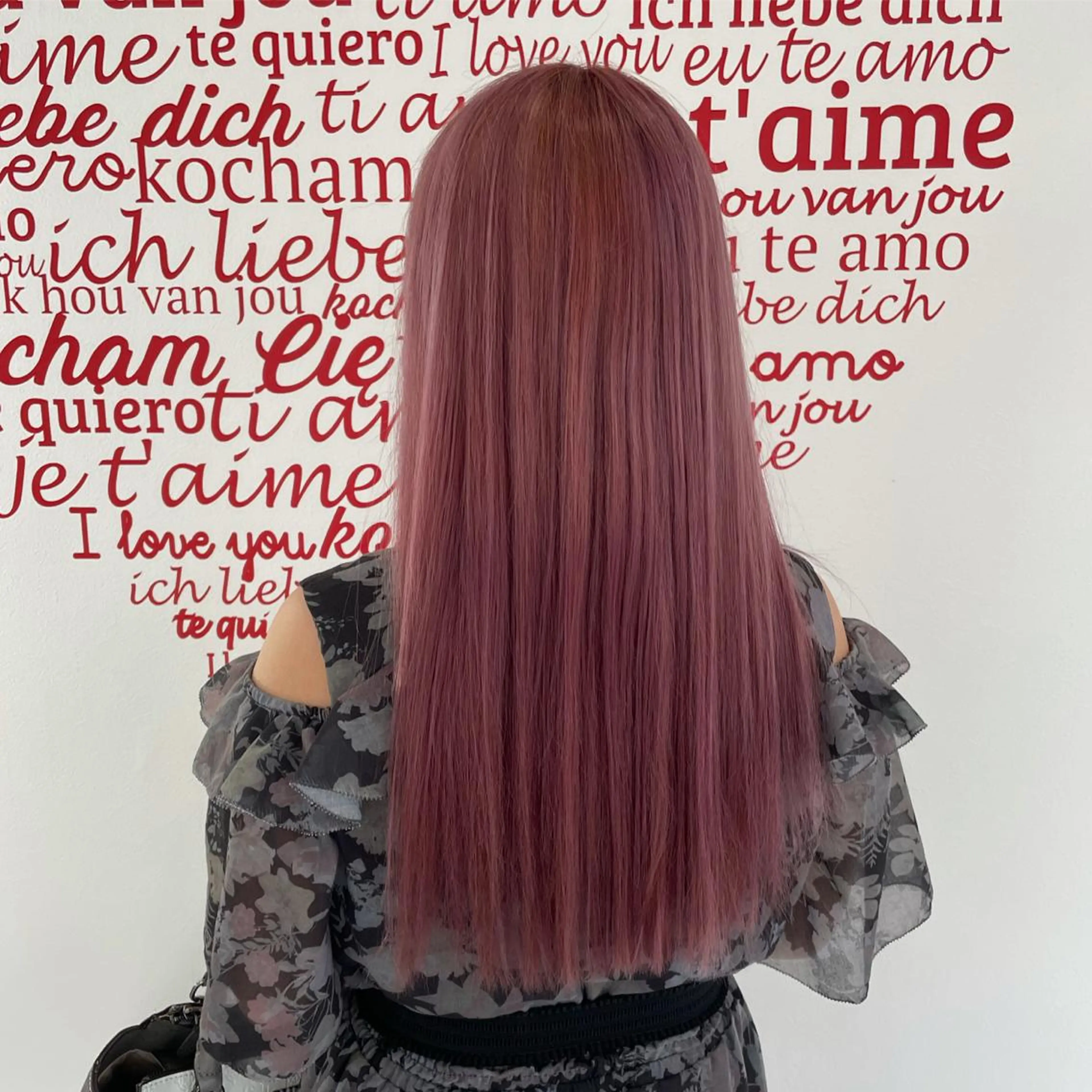 ロング カラー CREAPY所属・日向野 利菜のヘアスタイル