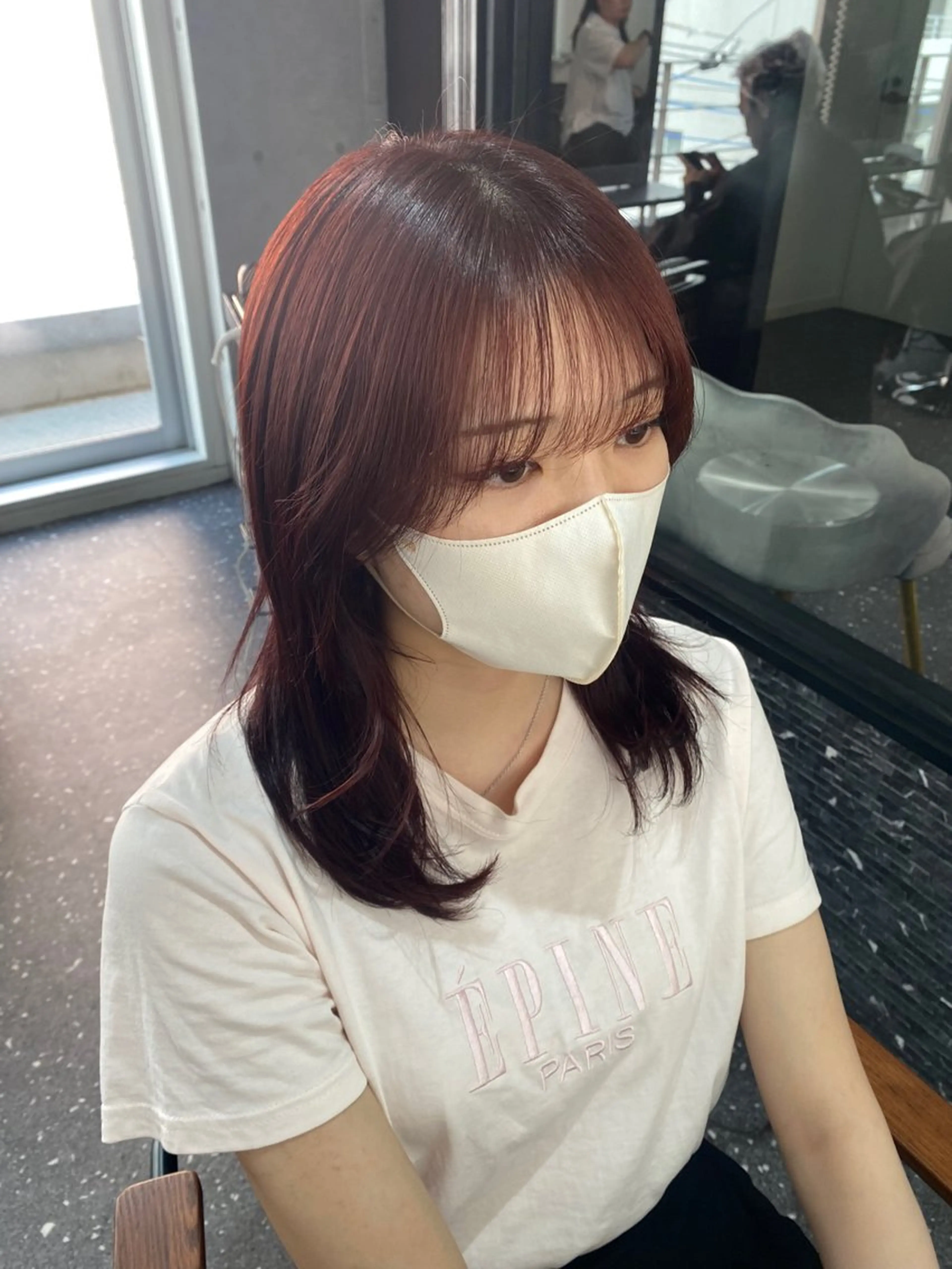 ミディアム カラー パーマ/ダブルカラー ブリーチ⭐️海斗のヘアスタイル