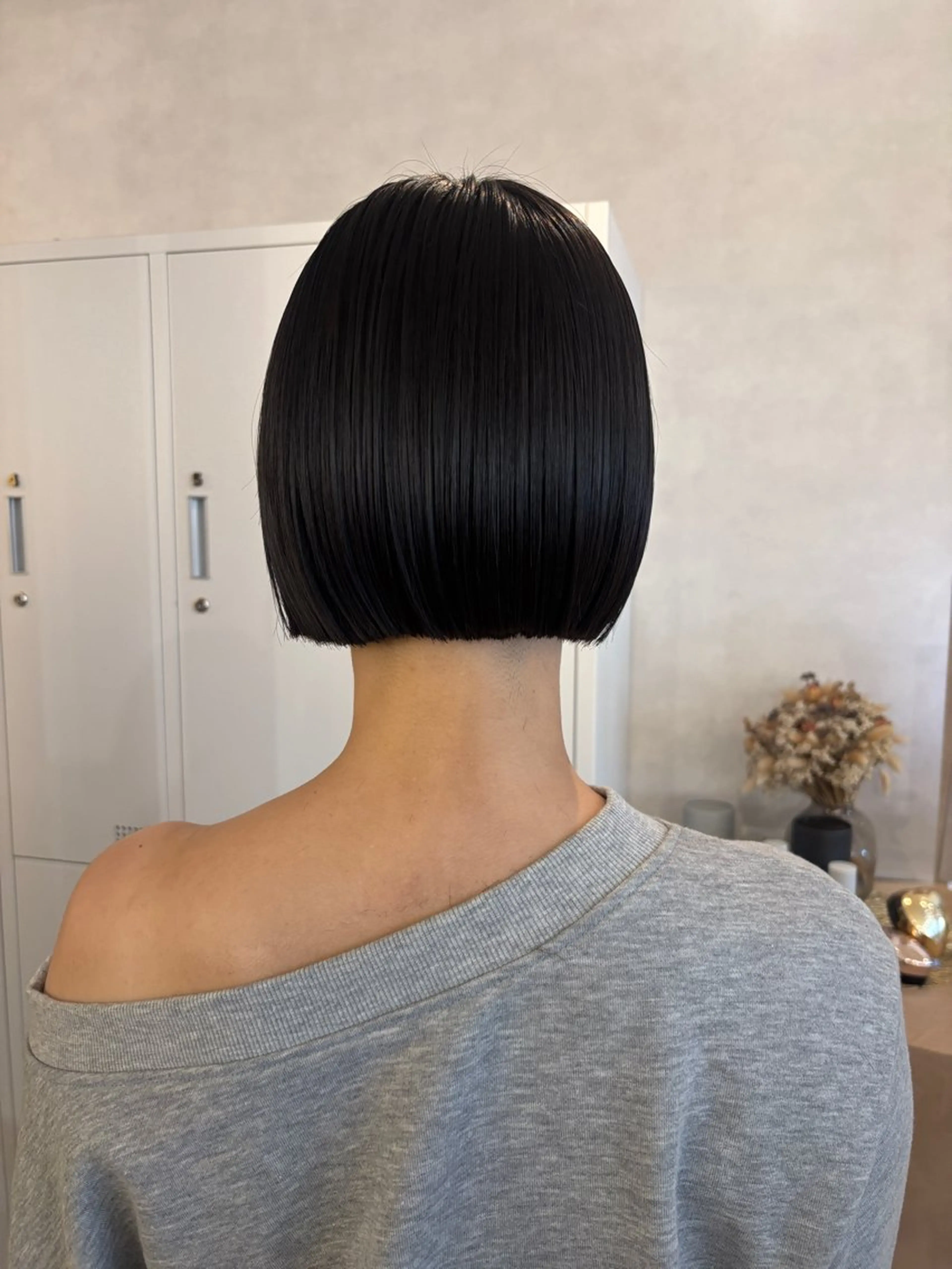 ショート カラー カット ヘアカラー トリートメント Chiho / 梅田 / ボブ/ パーマのヘアスタイル