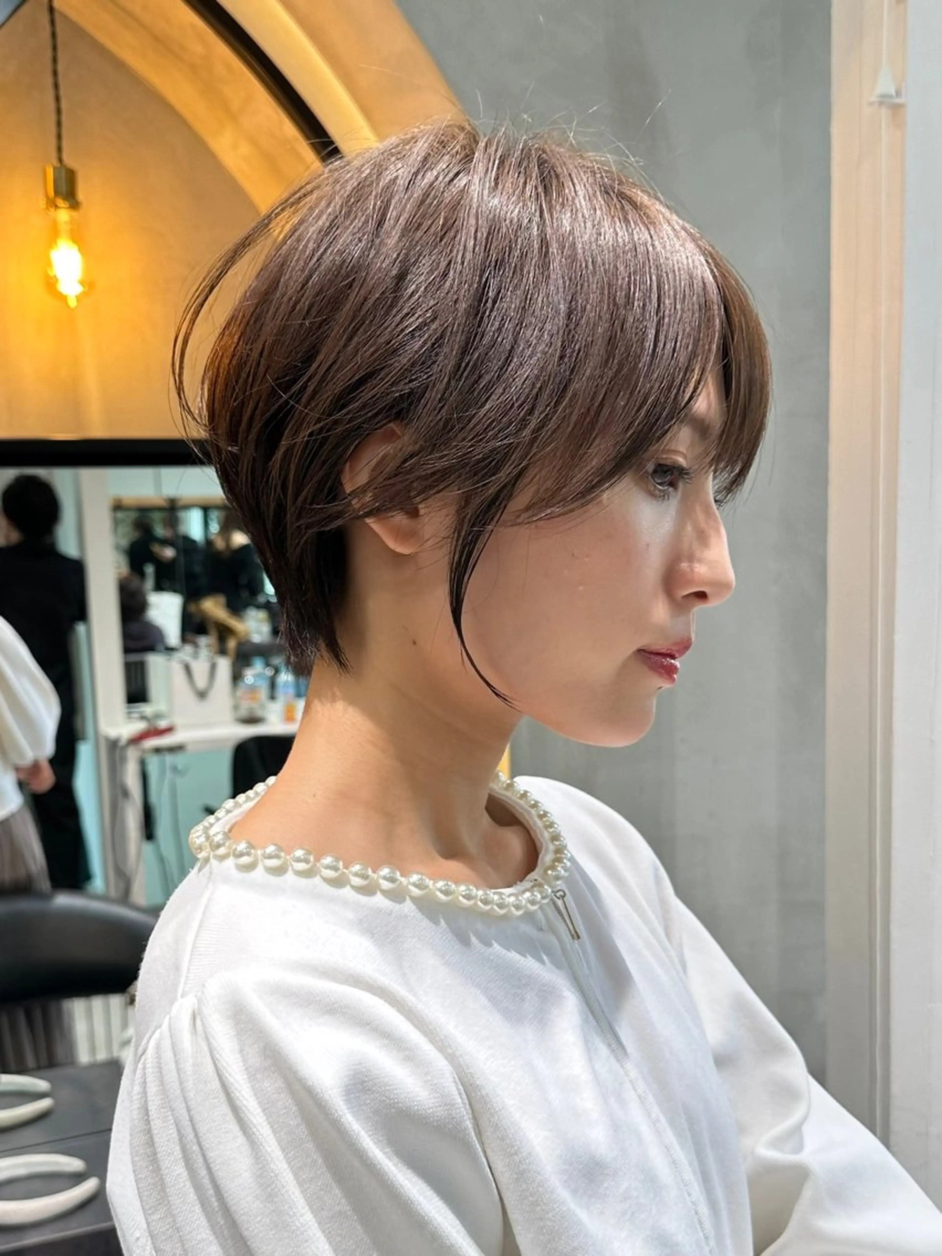 ショート ショートヘア 小顔カット カット ヘアカラー トリートメント ヘッドスパ taiga ショート /レイヤー/矯正🌈のヘアスタイル