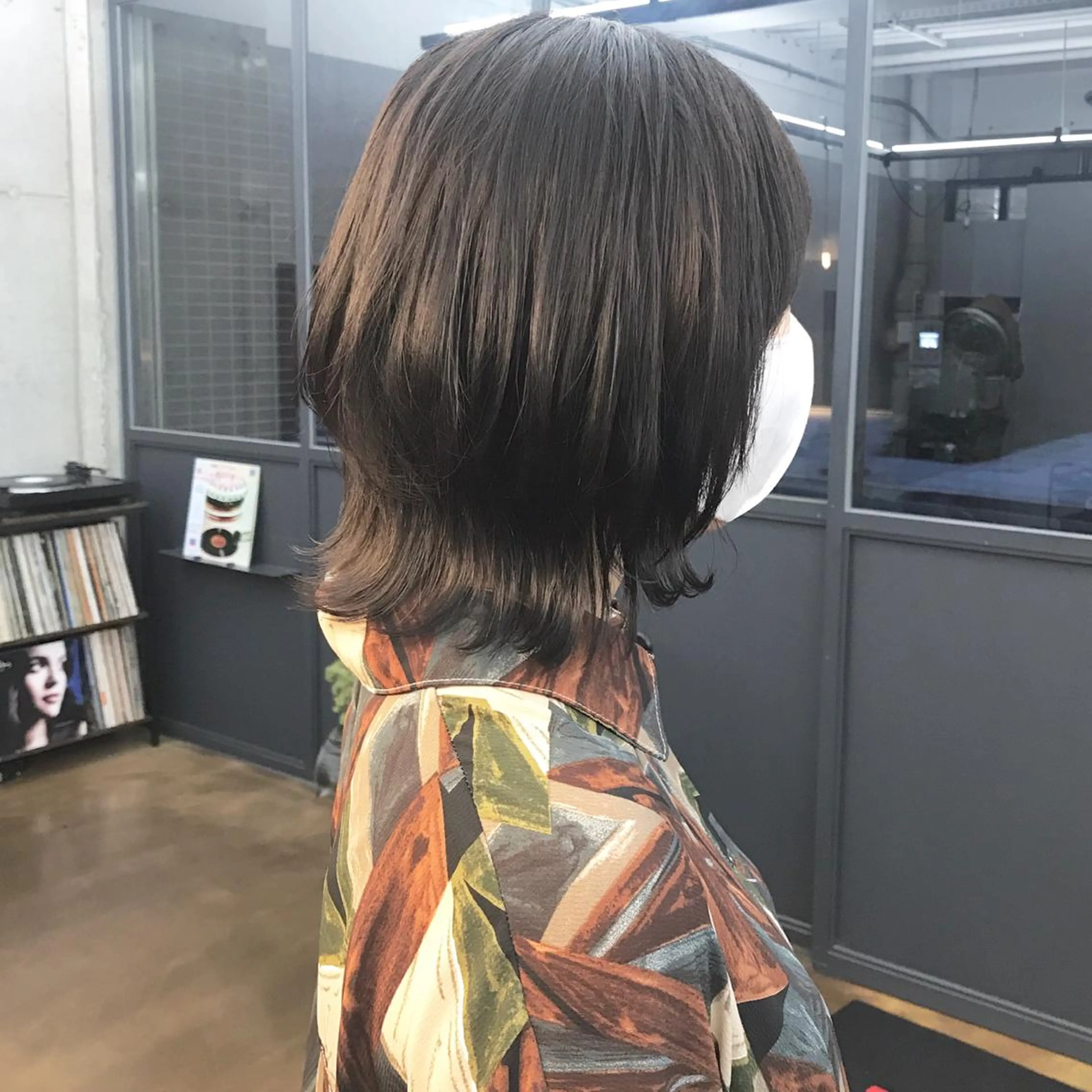 ミディアム 切りっぱなしボブ ミディアムレイヤー ボブ レイヤーカット ウルフカット カット ヘアセット ✂︎ウルフ・ショート ✂︎MIKUNIのヘアスタイル