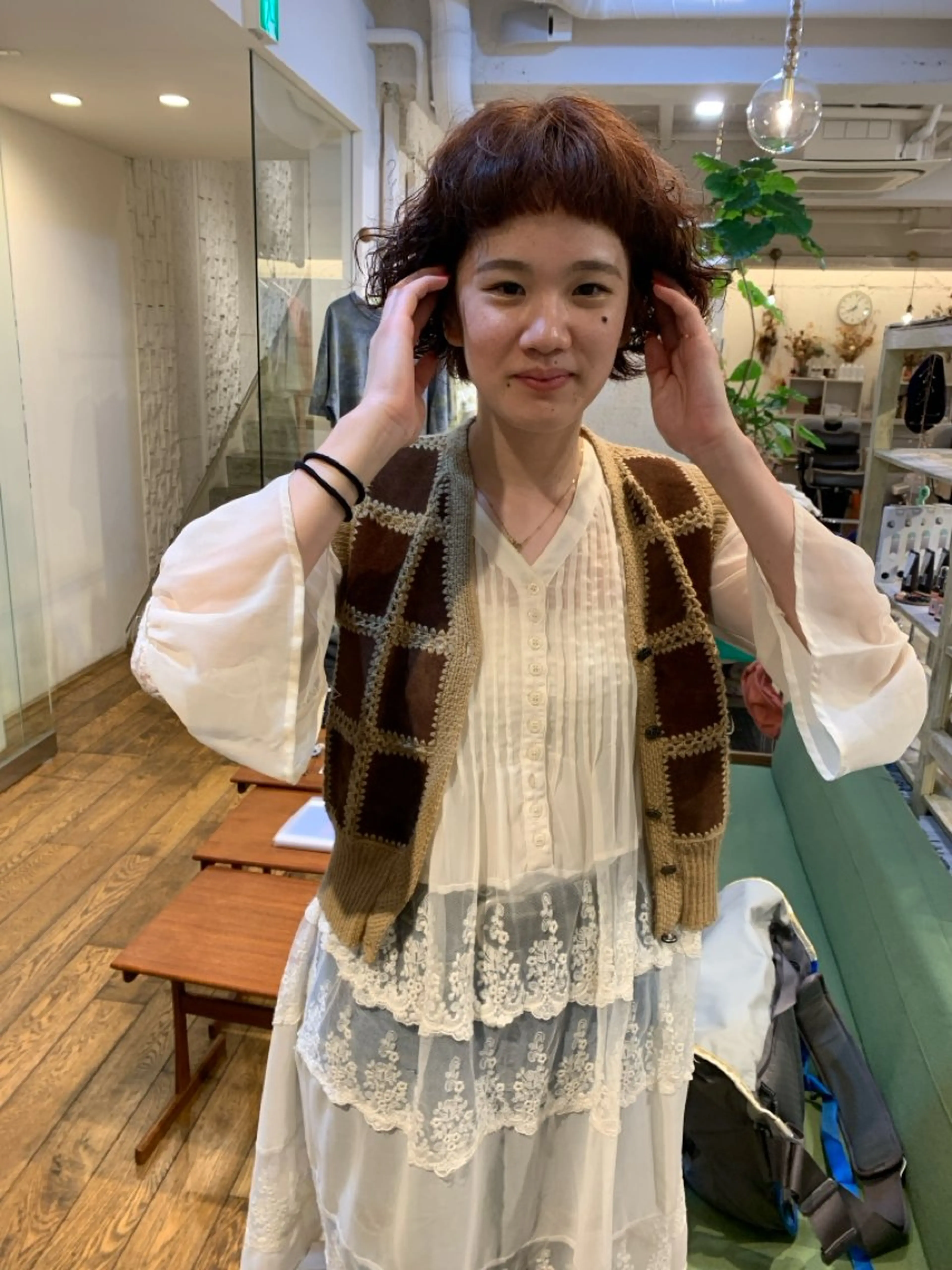 ミディアム カラー パーマ ミディアムパーマ 【takk】 ナカヤママサヨシのヘアスタイル