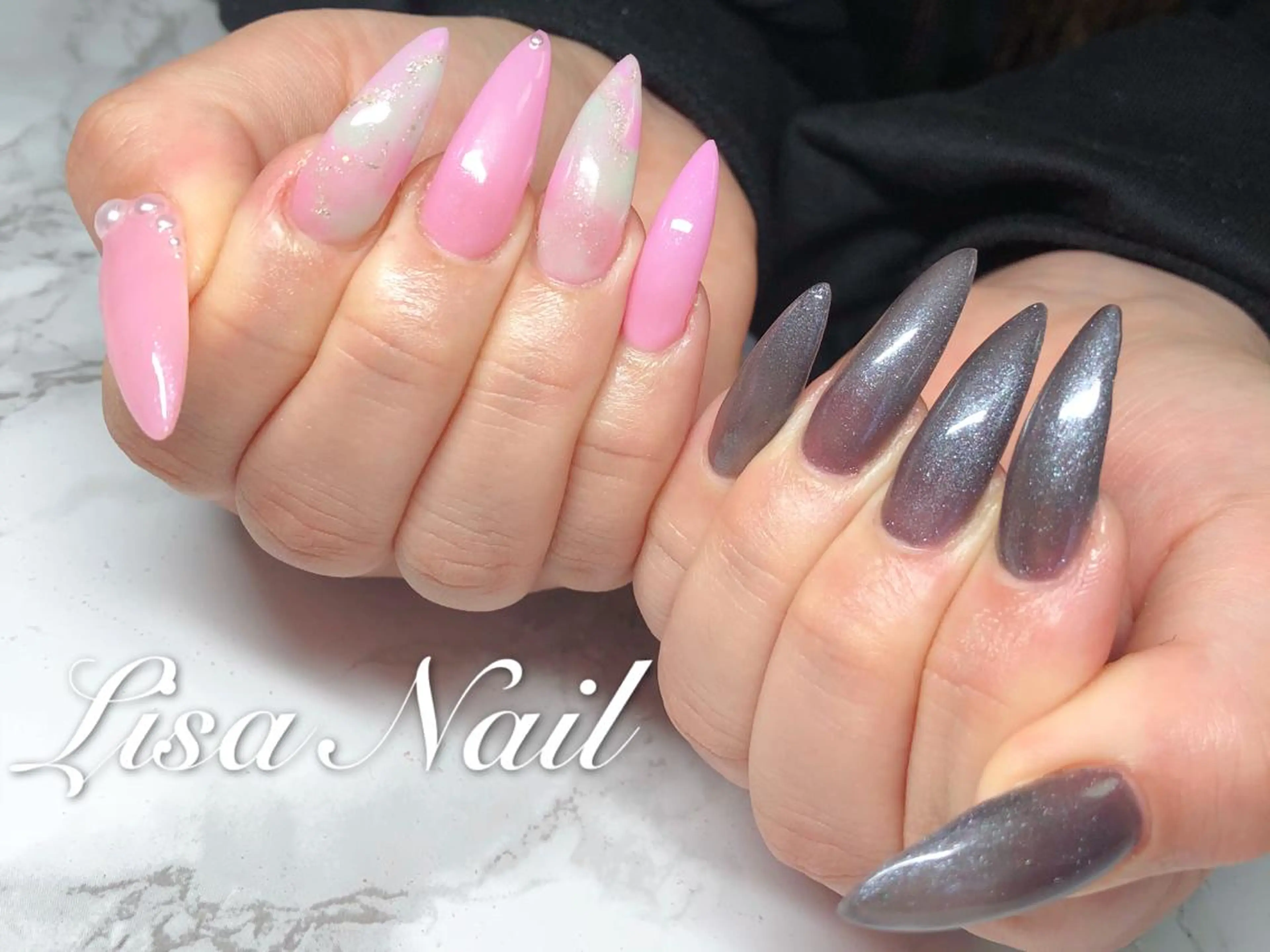 ネイル スカルプネイル 🎀 RI🎀のネイルデザイン