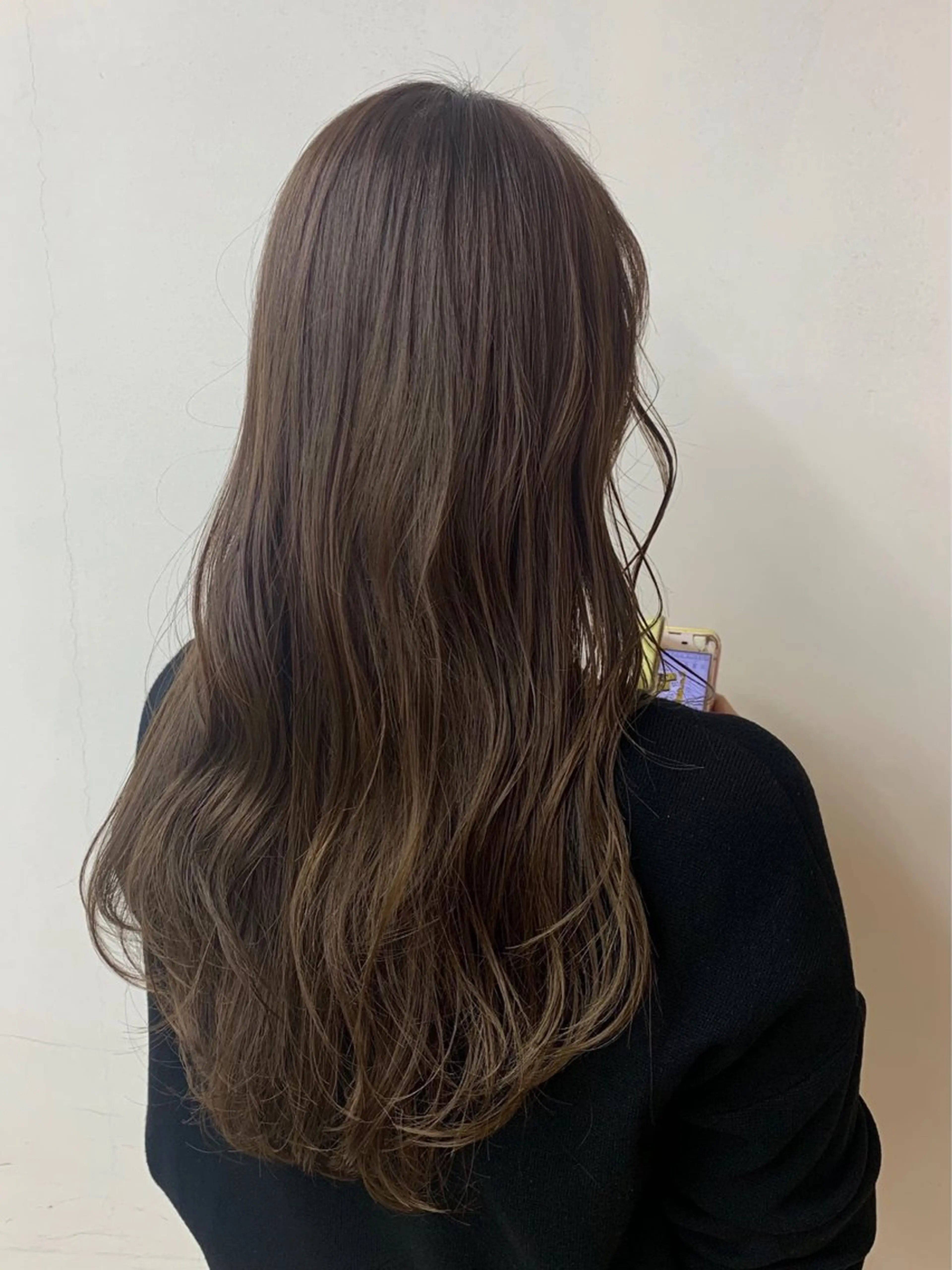 ロング カラー ベージュカラー オリーブベージュ KANA/ボブ/ インナーカラー/艶髪のヘアスタイル