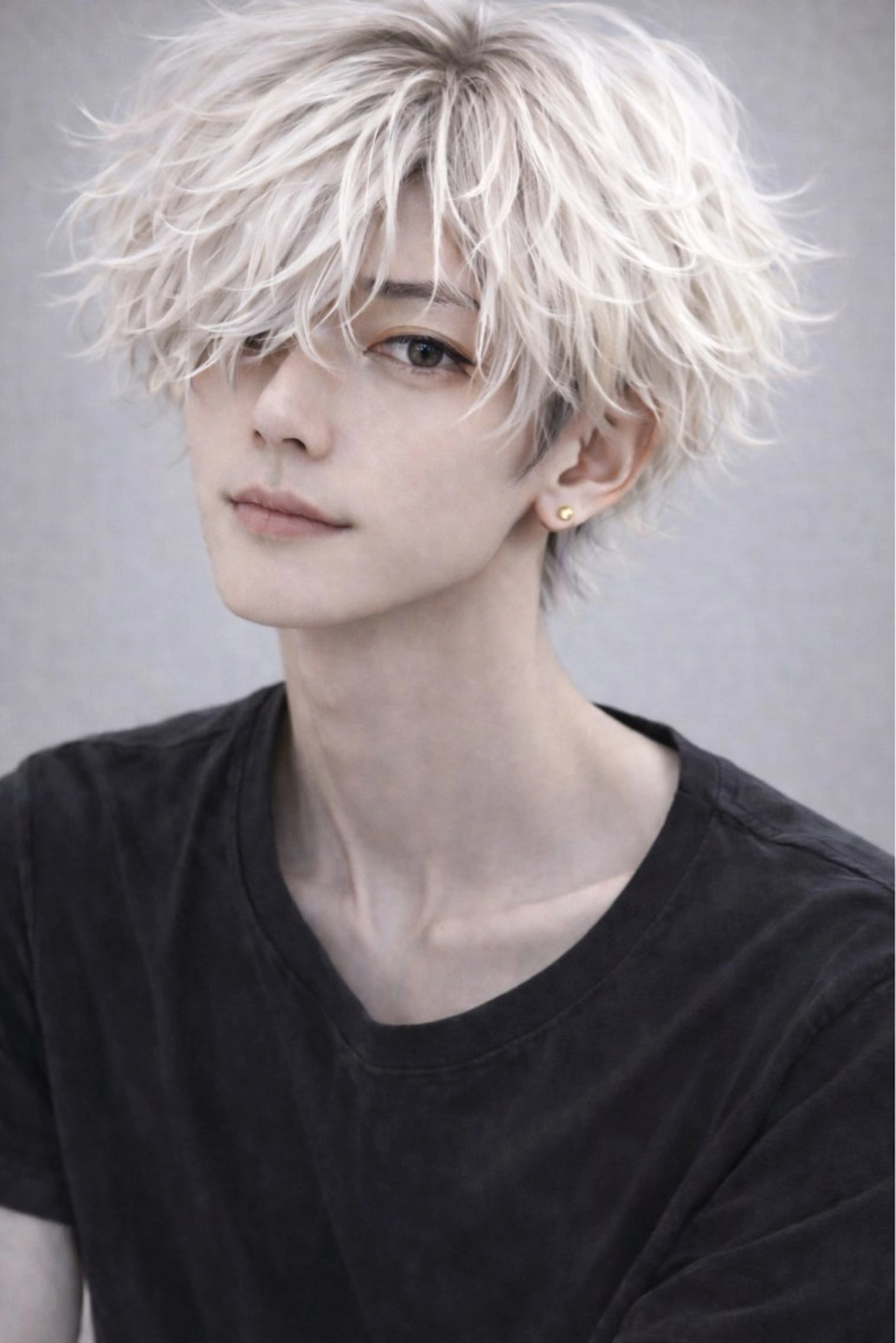 セミロング カラー パーマ ヘアアレンジ メンズ マッシュ レイヤーカット カット ヘアカラー パーマ トリートメント ブリーチパーマ Coshoのヘアスタイル