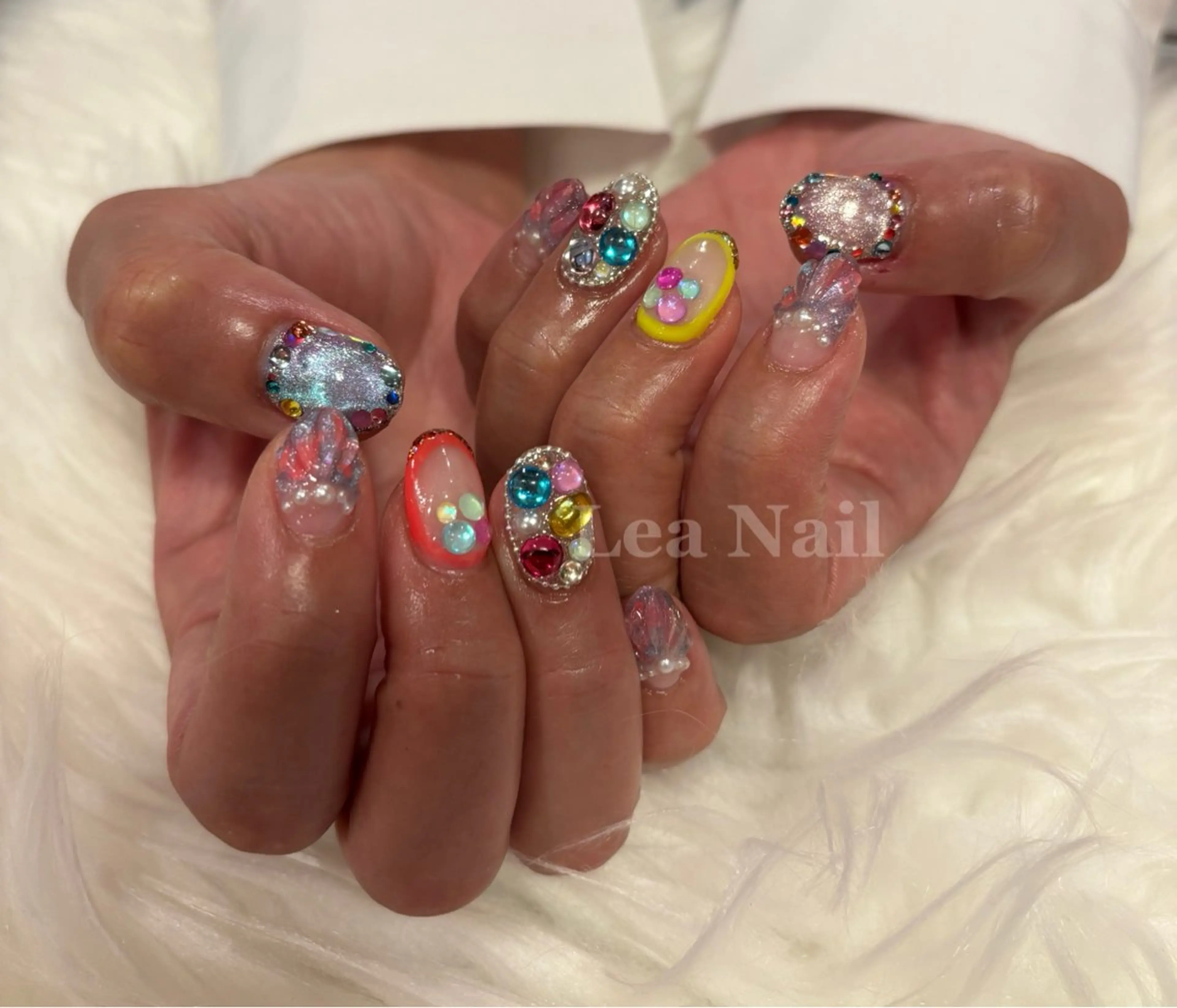 ネイル 持ち込み Lea Nailのネイルデザイン