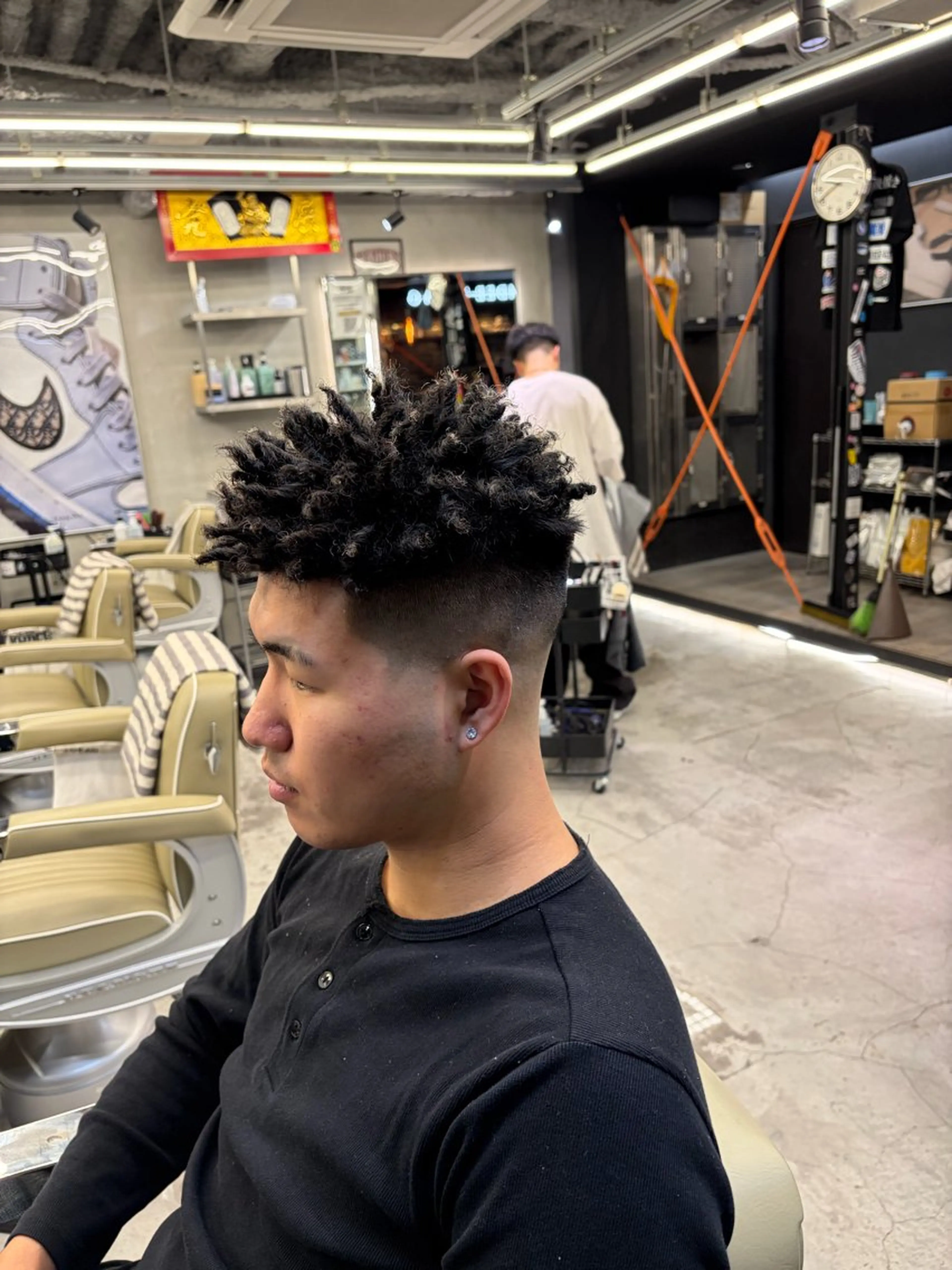 メンズ DAMDEE東京所属・フェードカット特化 &パーマRIKUのヘアスタイル