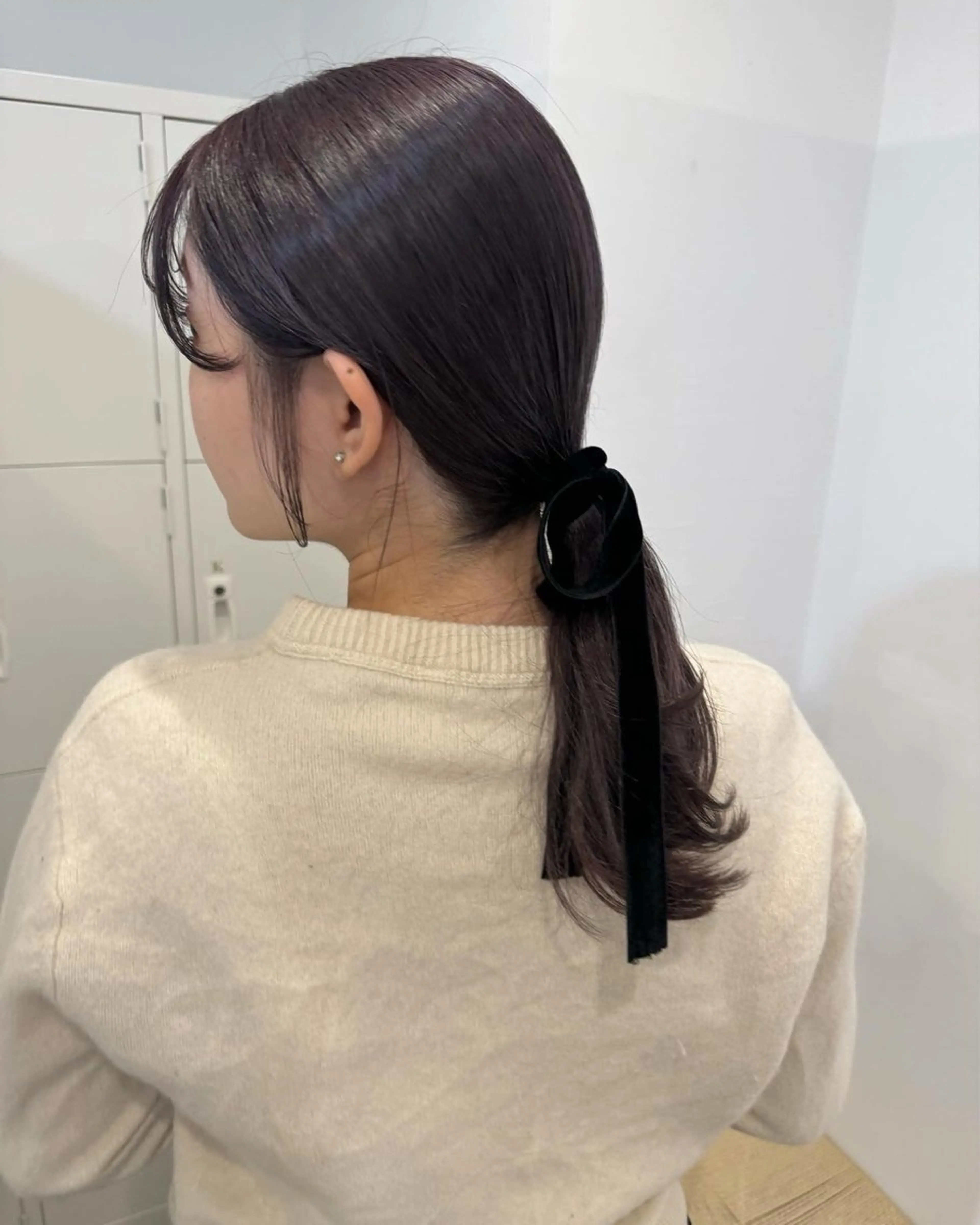 カラー レイヤーカット ボブパーマNo.1のヘアスタイル