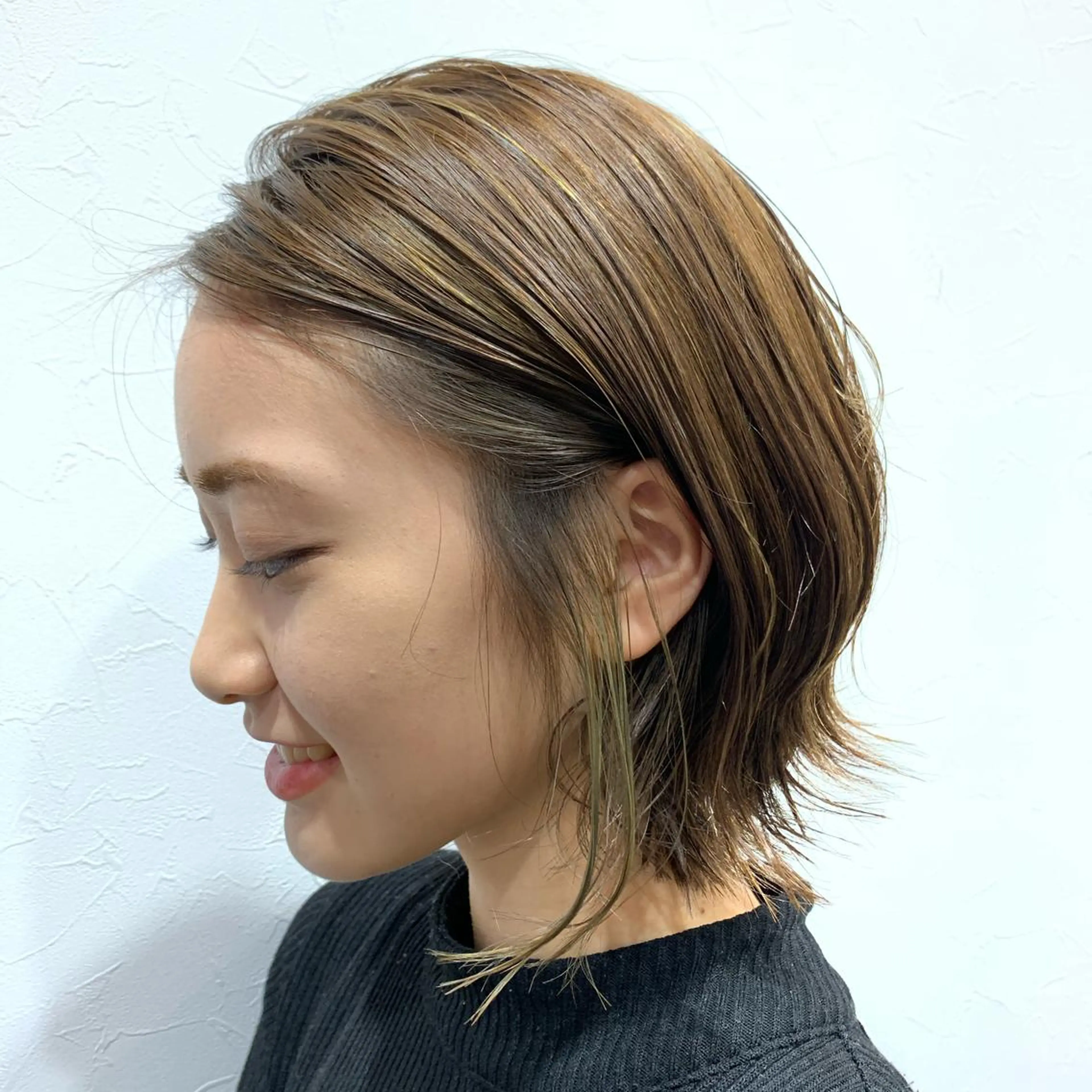 ショート カラー ハイライトカラー ハイライト 美髪矯正/ハイトーン 🪸🩰ヒナコのヘアスタイル