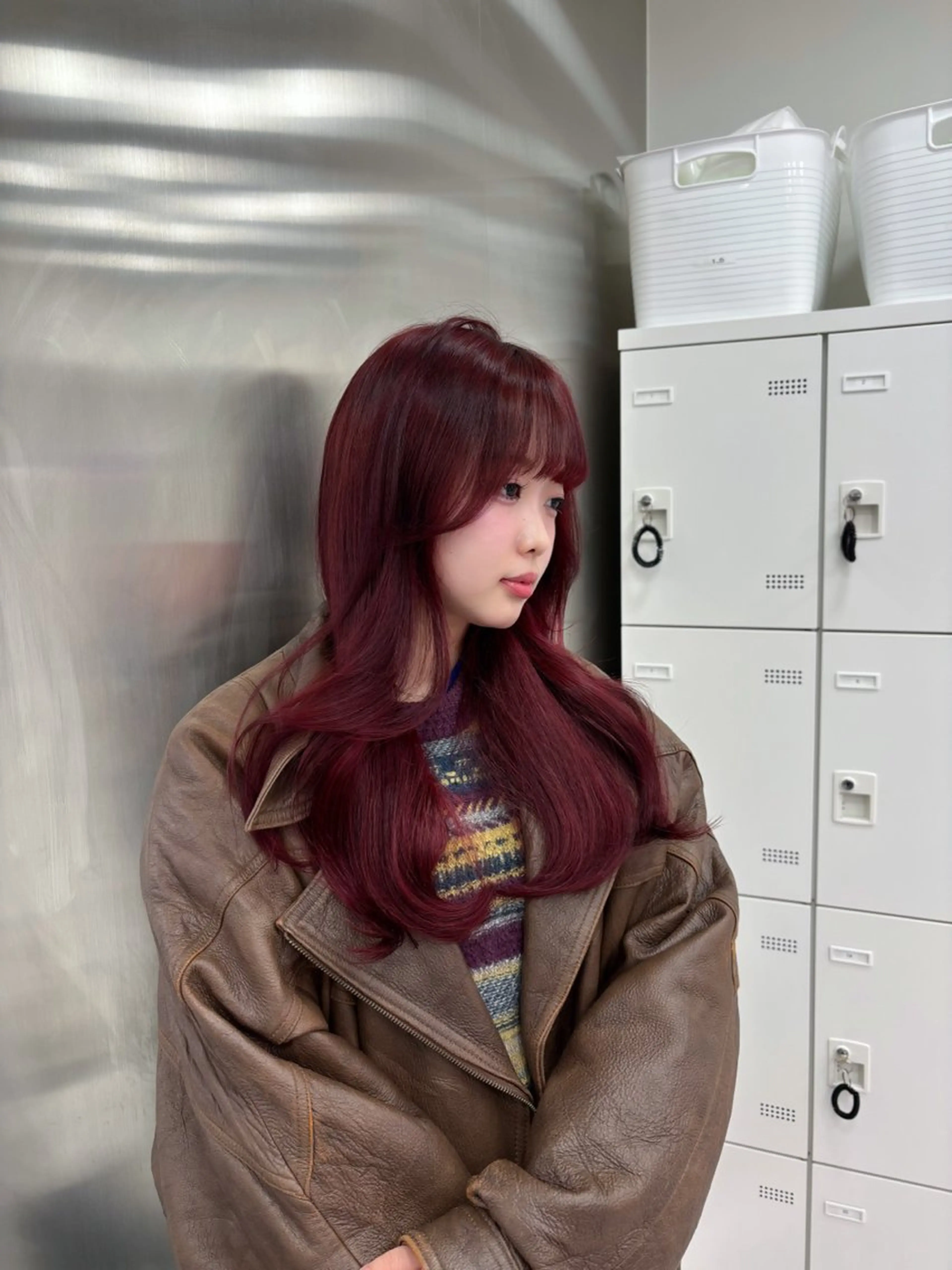 ロング カラー カット ヘアカラー トリートメント ヘッドスパ ヘアセット 表参道ハッシュカット レイヤー/リノンのヘアスタイル