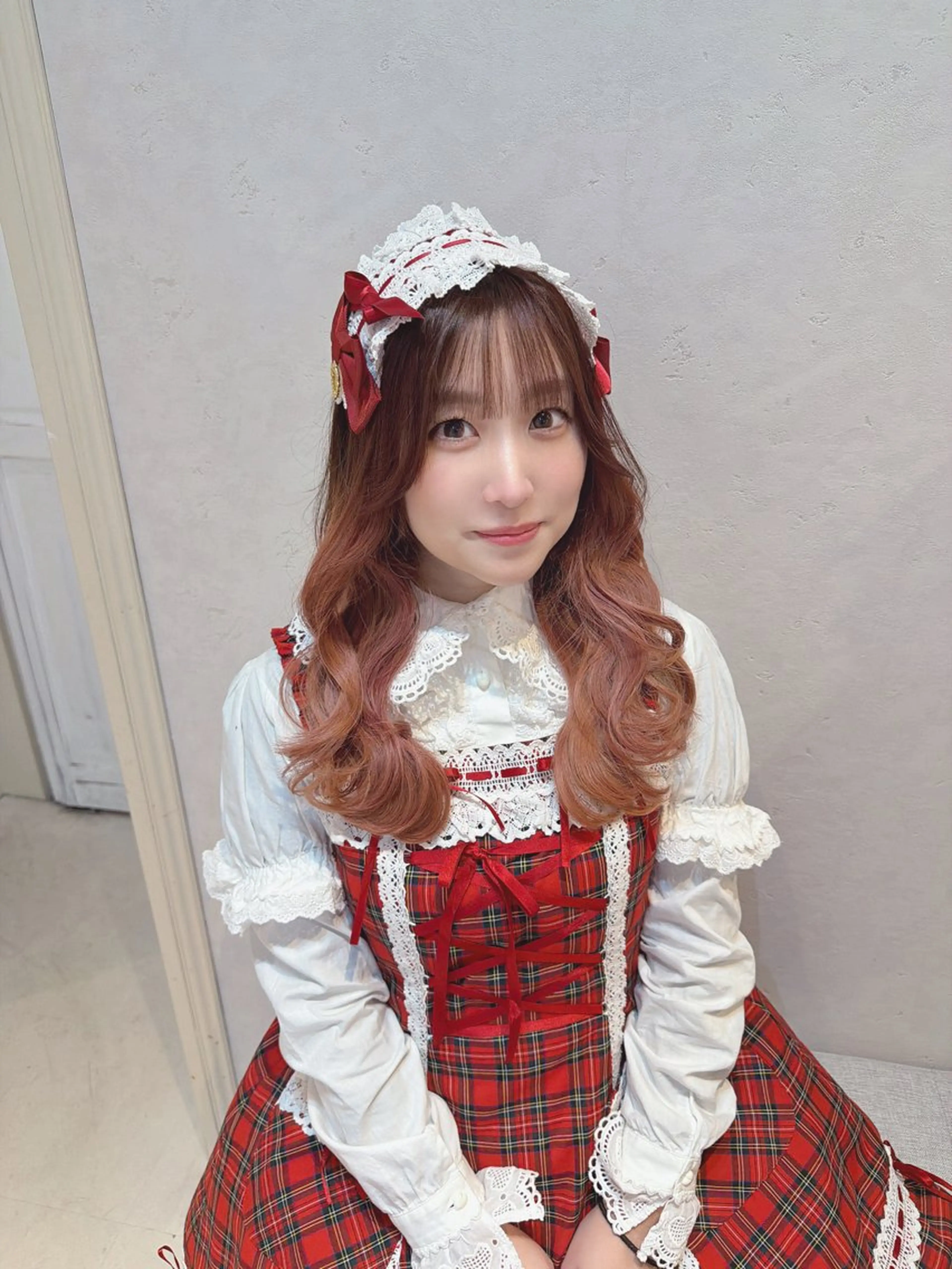 セミロング カラー グラデーションカラー カット ヘアカラー トリートメント ハイトーン/アレンジ かなで⊹ ࣪ ˖⟡のヘアスタイル