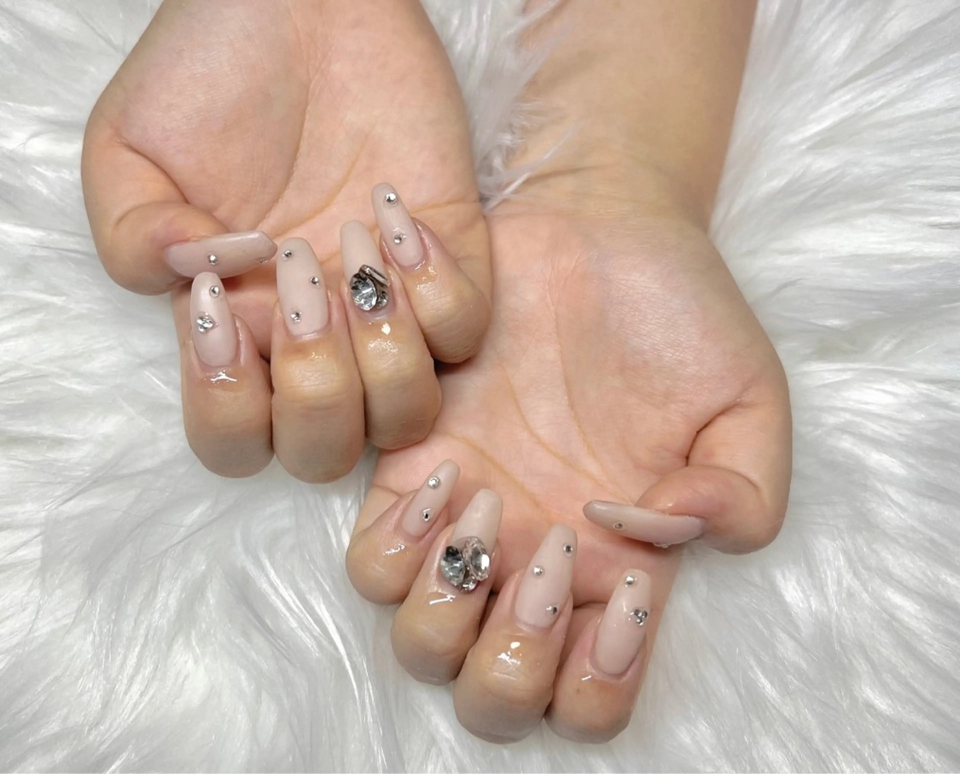 ネイル マットネイル ハンドネイル CHARME 🤎〔RINA〕のネイルデザイン