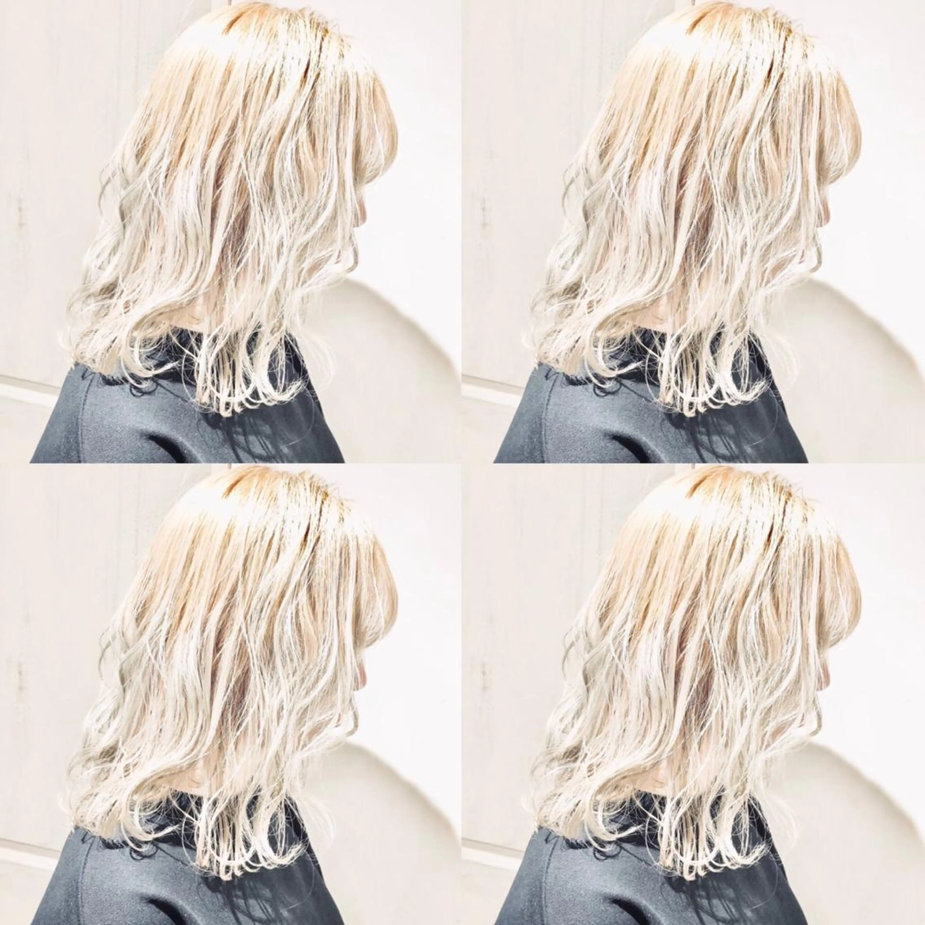 ミディアム カラー ヘアアレンジ ヘアカラー トリートメント 🦋韓国ヘア 坂本 菜摘🦋のヘアスタイル