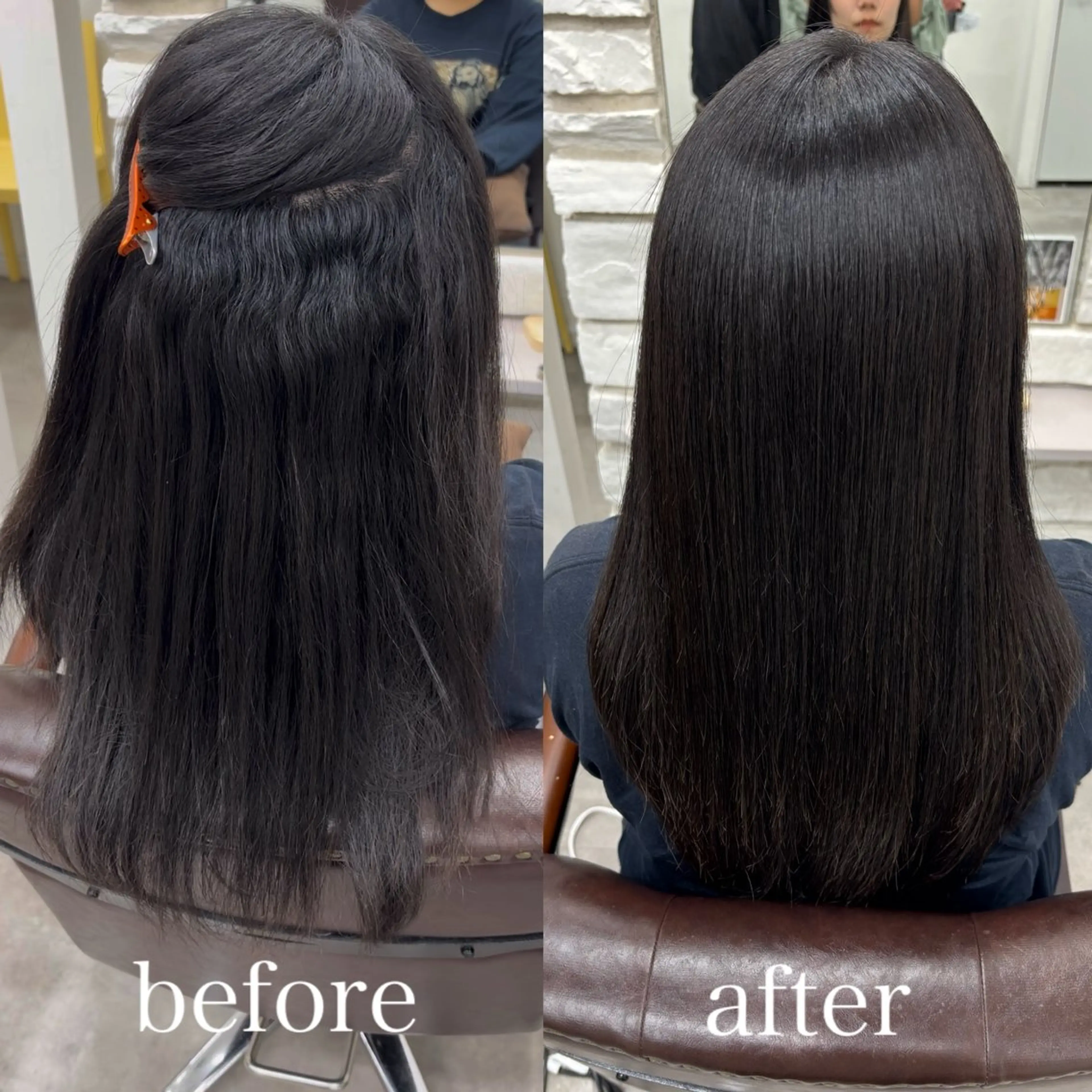 ロング カット 縮毛矯正 トリートメント I see所属・I see/天王寺/ 髪質改善/本田 唯のヘアスタイル