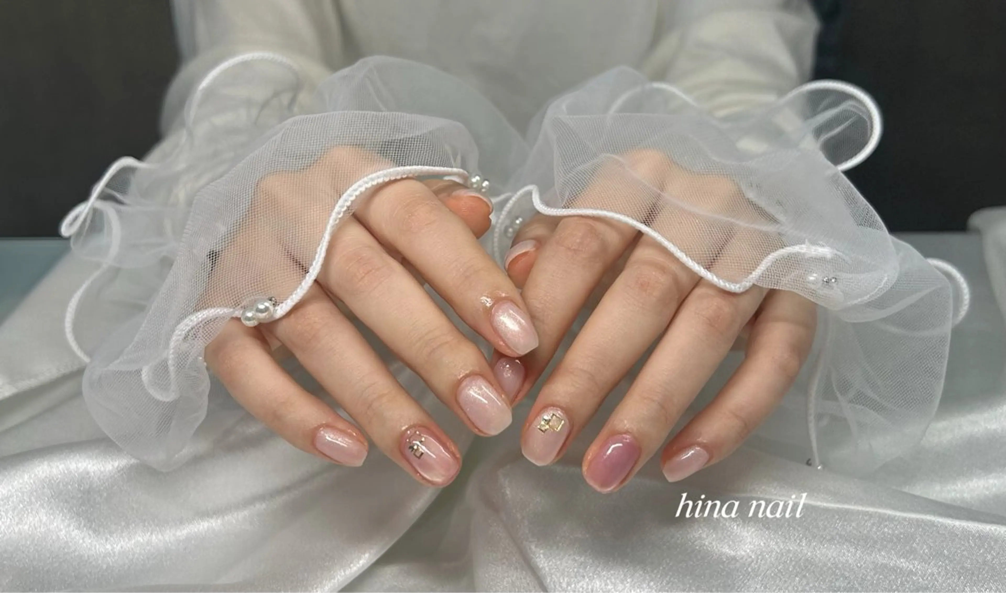 ネイル シンプルネイル ハンドネイル Muguet nail所属・Hina nail 木場のネイルデザイン