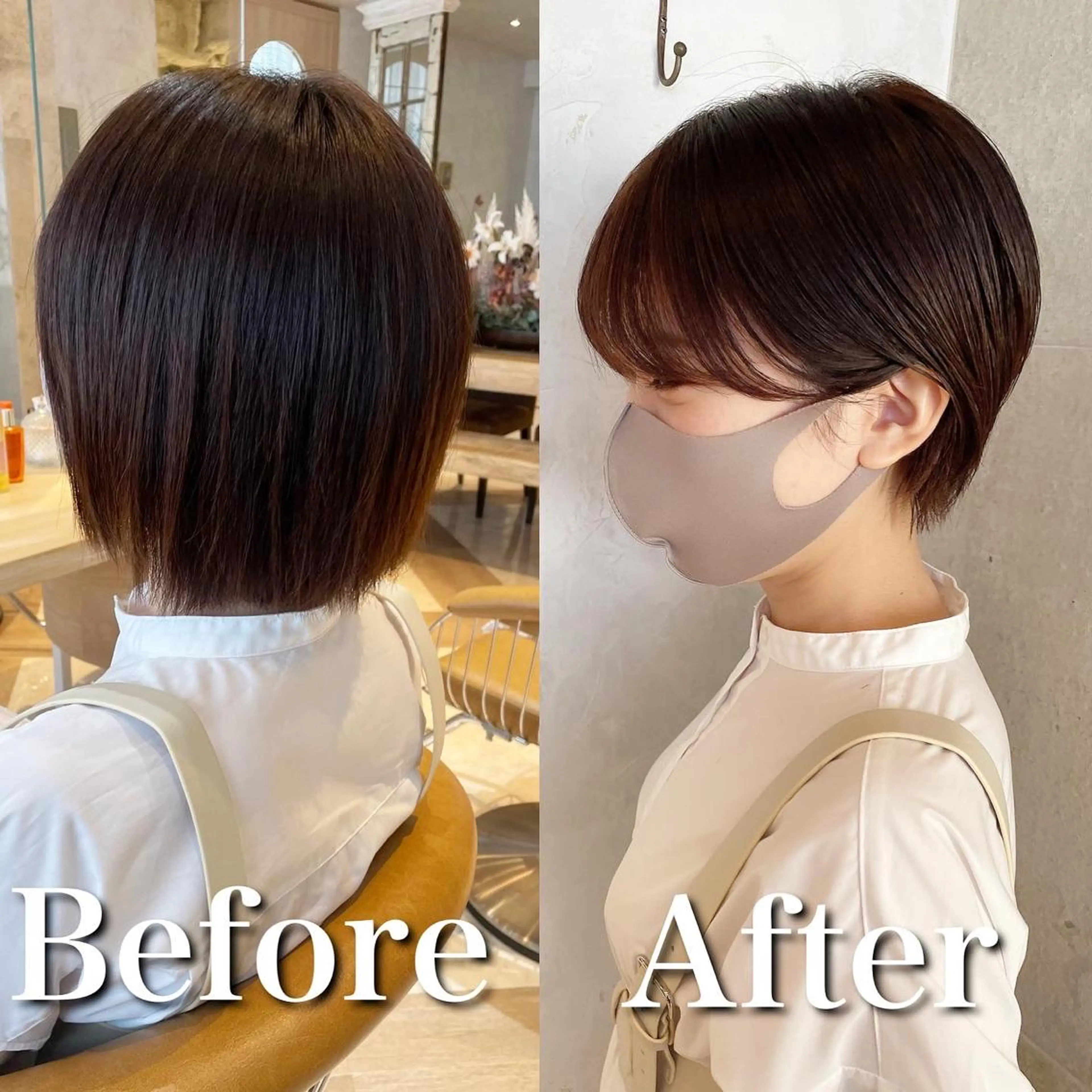 ショート 似合わせカット ショートヘア カット ヘアカラー トリートメント 韓国ヘア/髪質改善 /Harunaのヘアスタイル