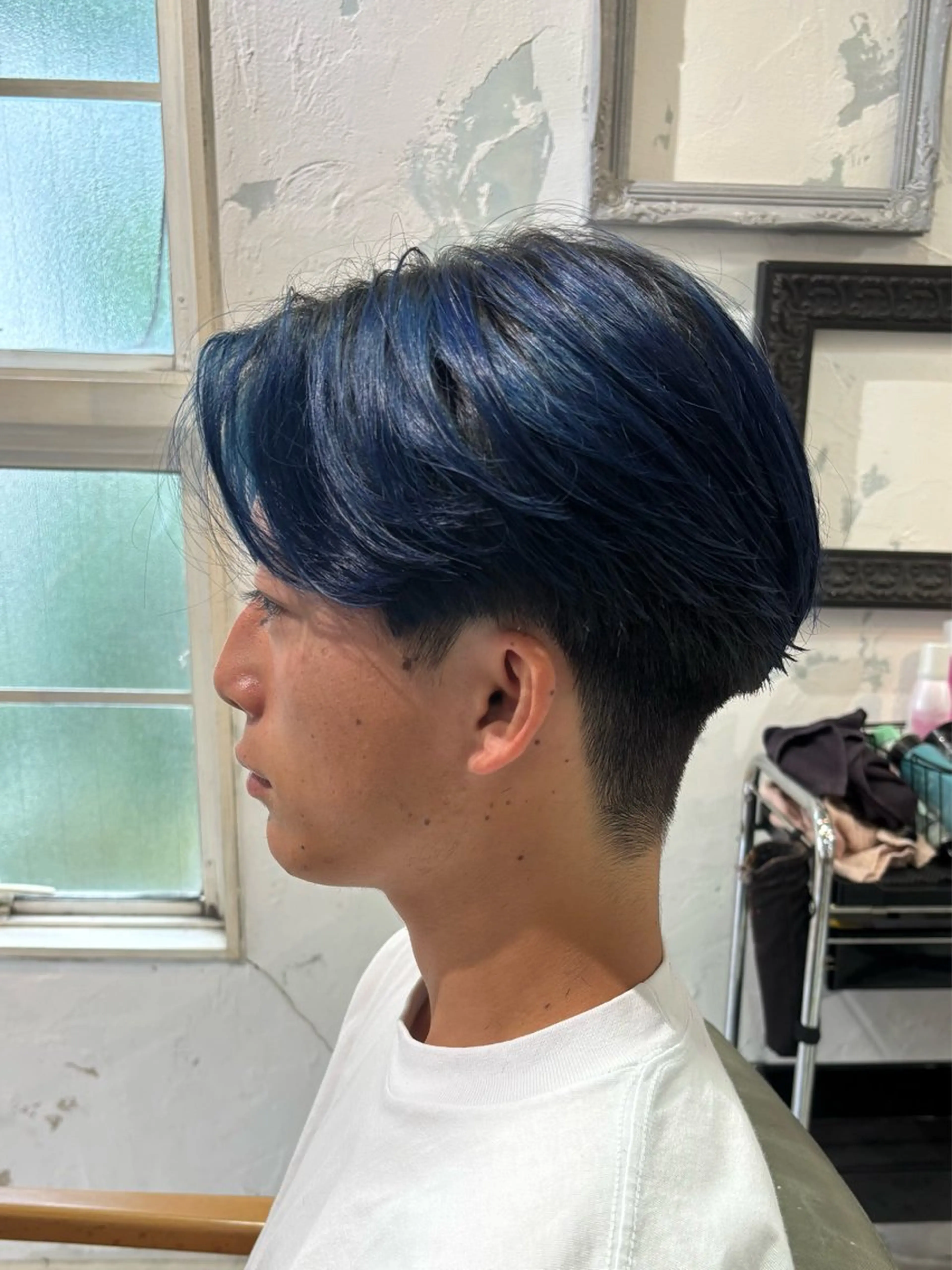 カラー メンズ メンズブリーチ ブリーチ カット ヘアカラー 男の理想を叶える🔥 メンズパーマ特化｜関のヘアスタイル