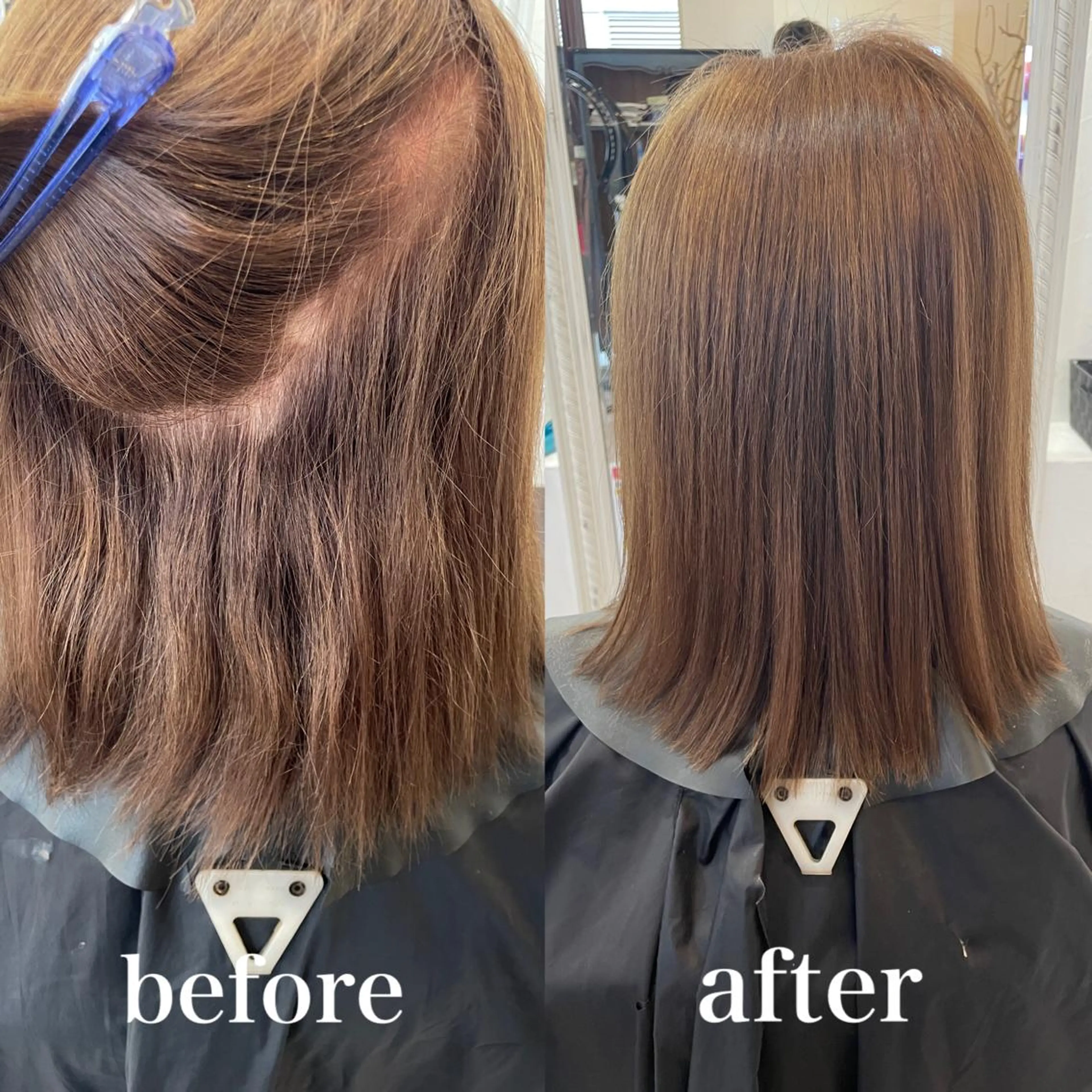 ミディアム 縮毛矯正/髪質改善 主税巧一のヘアスタイル