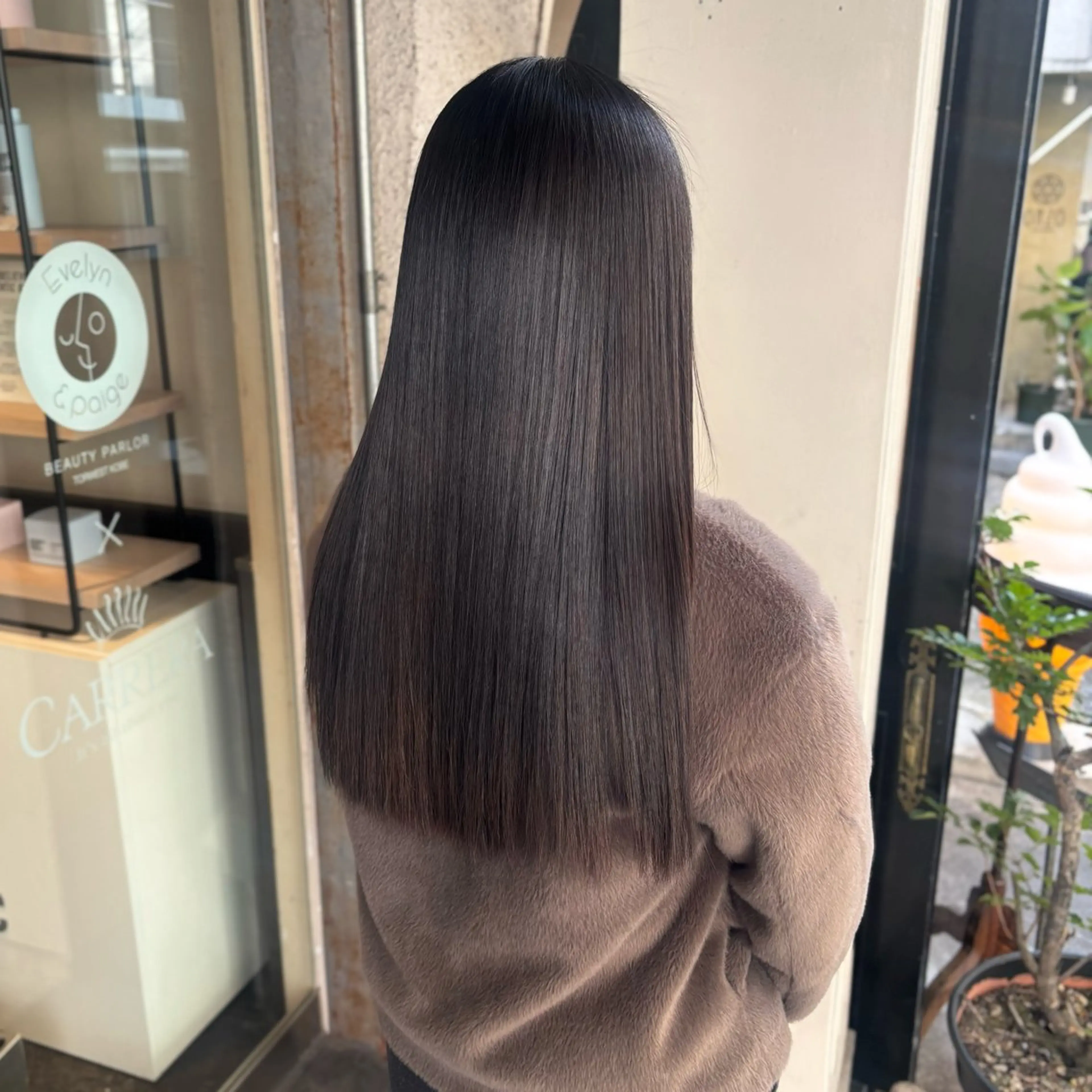 カット+髪質改善カラーの写真