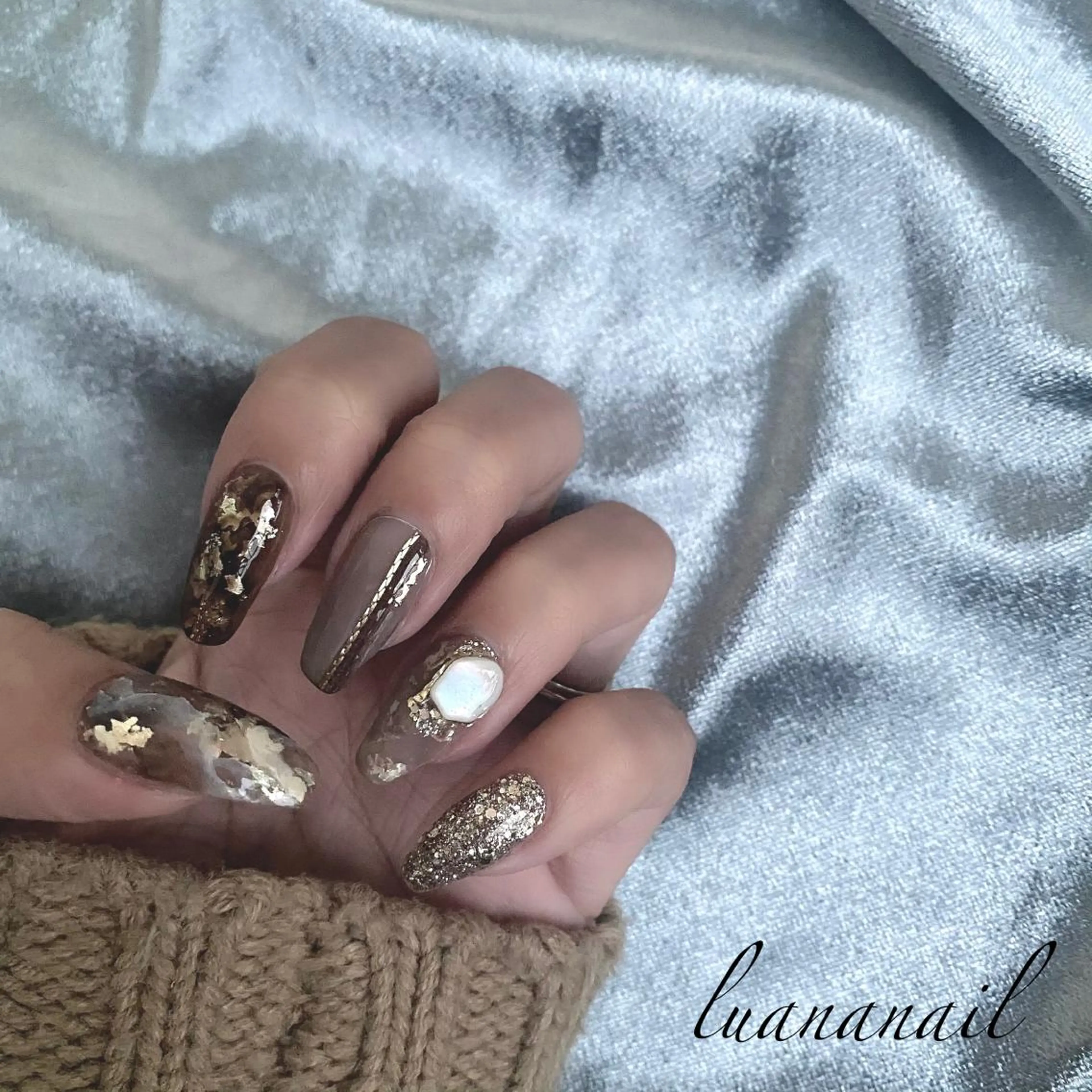 ネイル ニュアンスネイル ハンドネイル luana nailのネイルデザイン