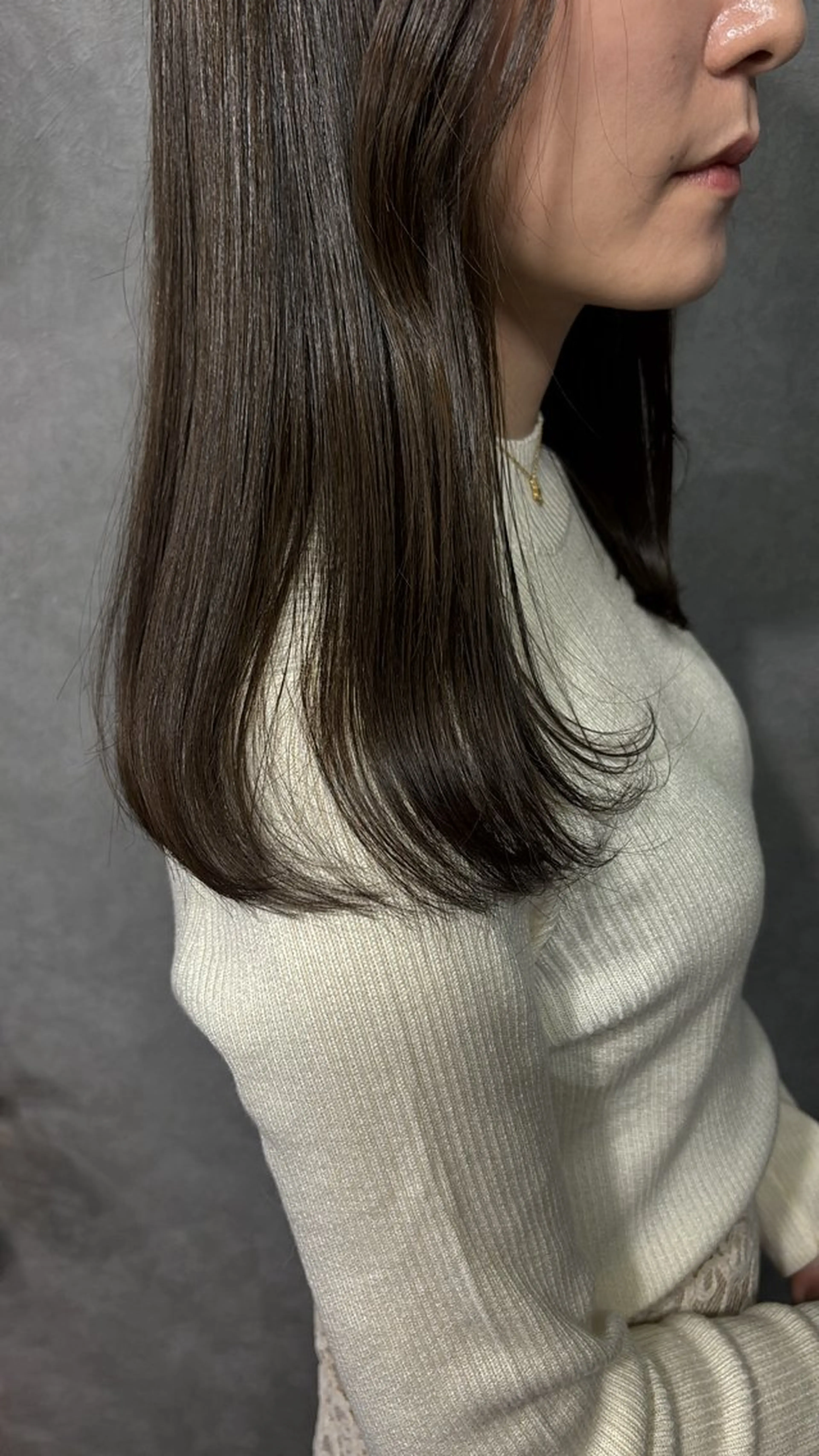 セミロング カラー chouette/ 根本優希のヘアスタイル