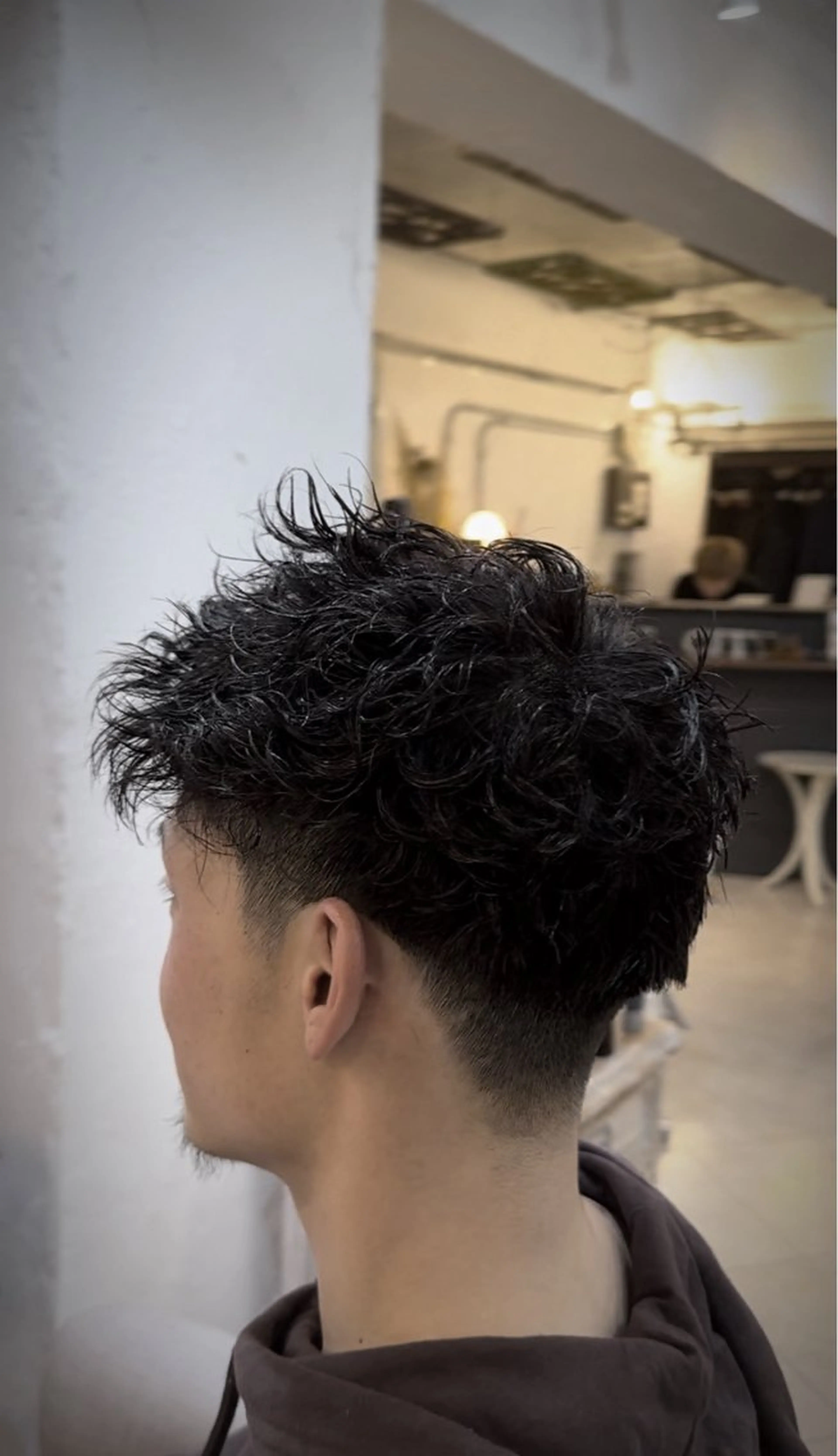 ショート パーマ スパイキー/ ピンパーマ/緑川雄也のヘアスタイル