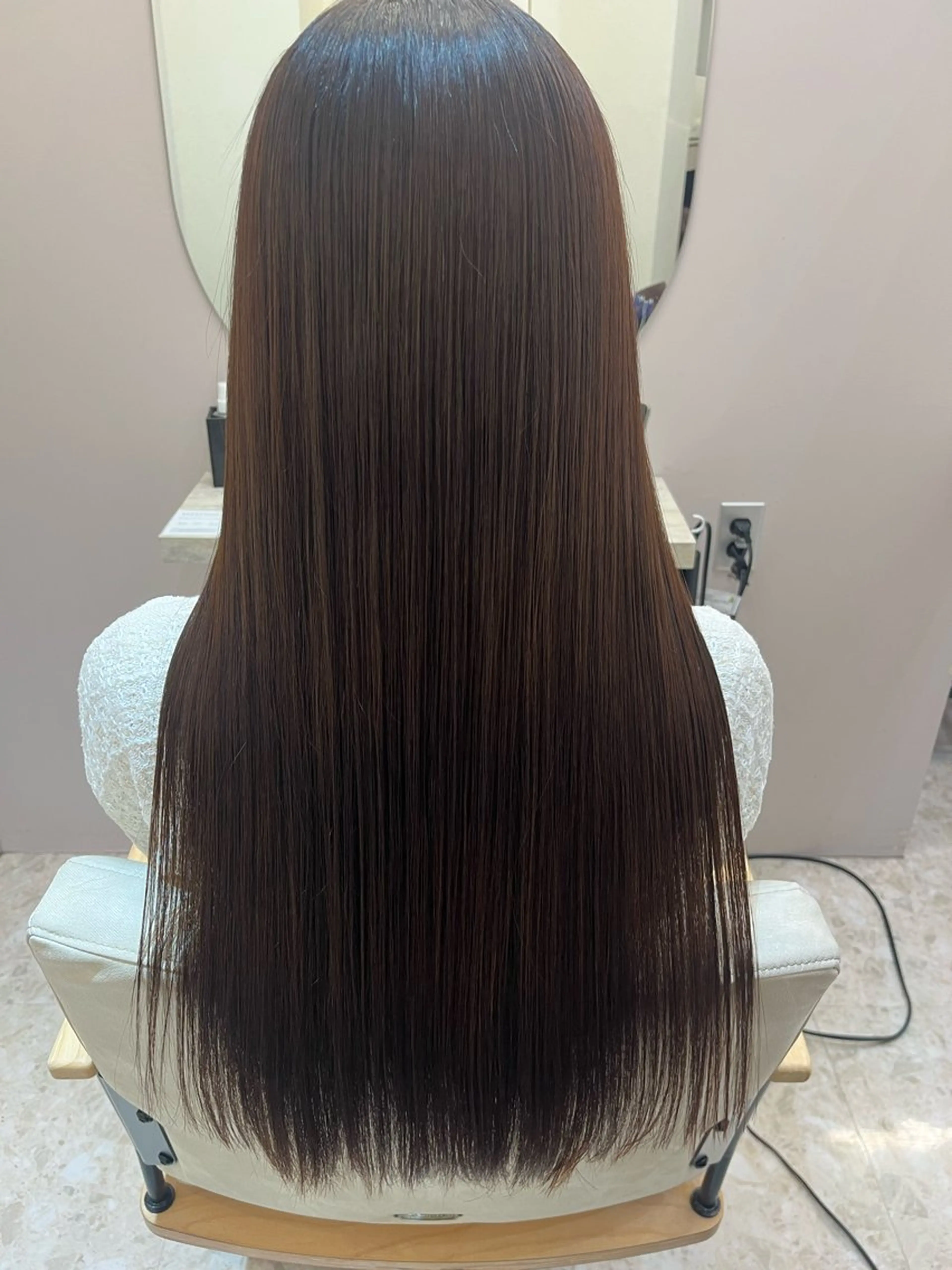 ロング 縮毛矯正 トリートメント 板橋 龍太郎のヘアスタイル