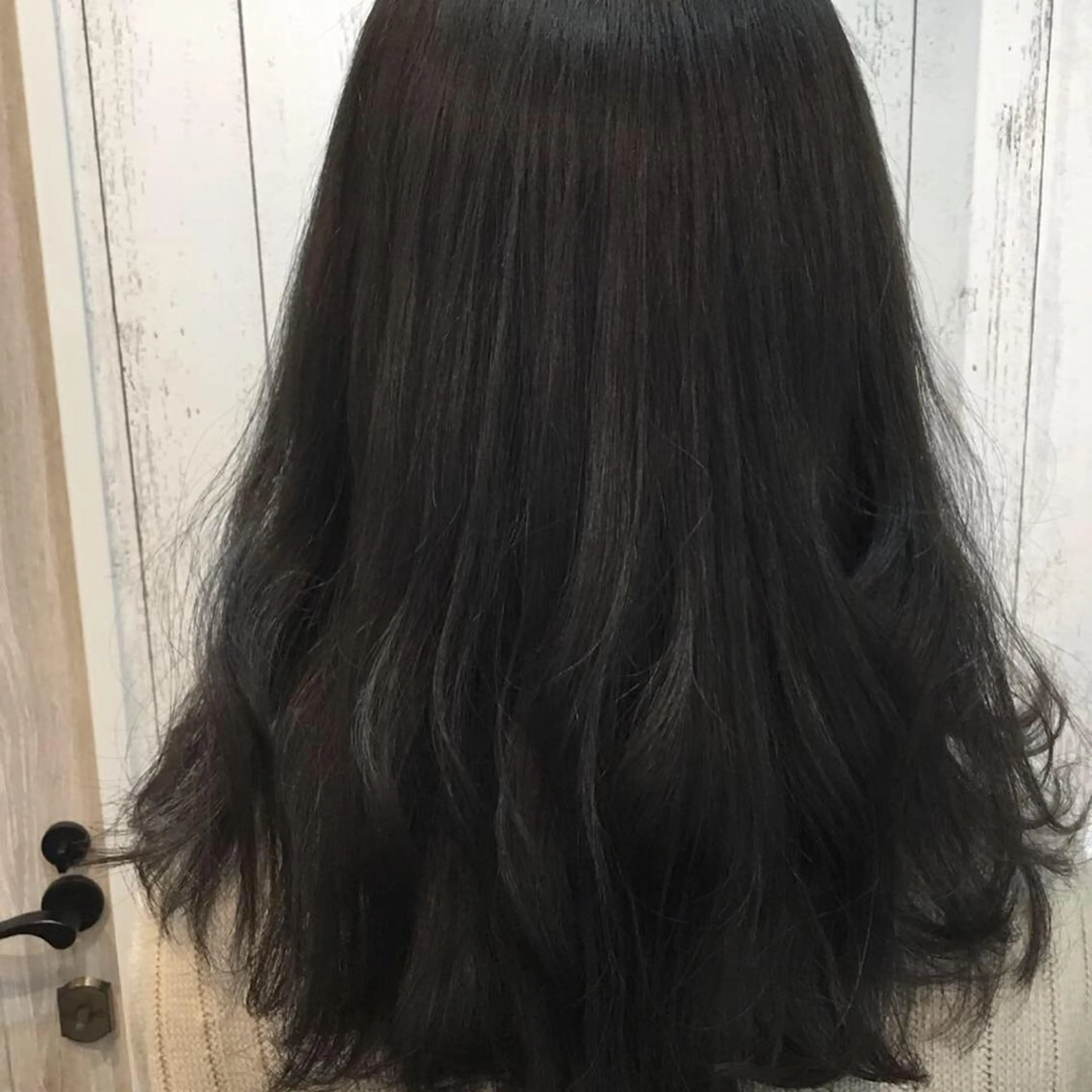 セミロング カラー パーマ embrace エンブレイスのヘアスタイル