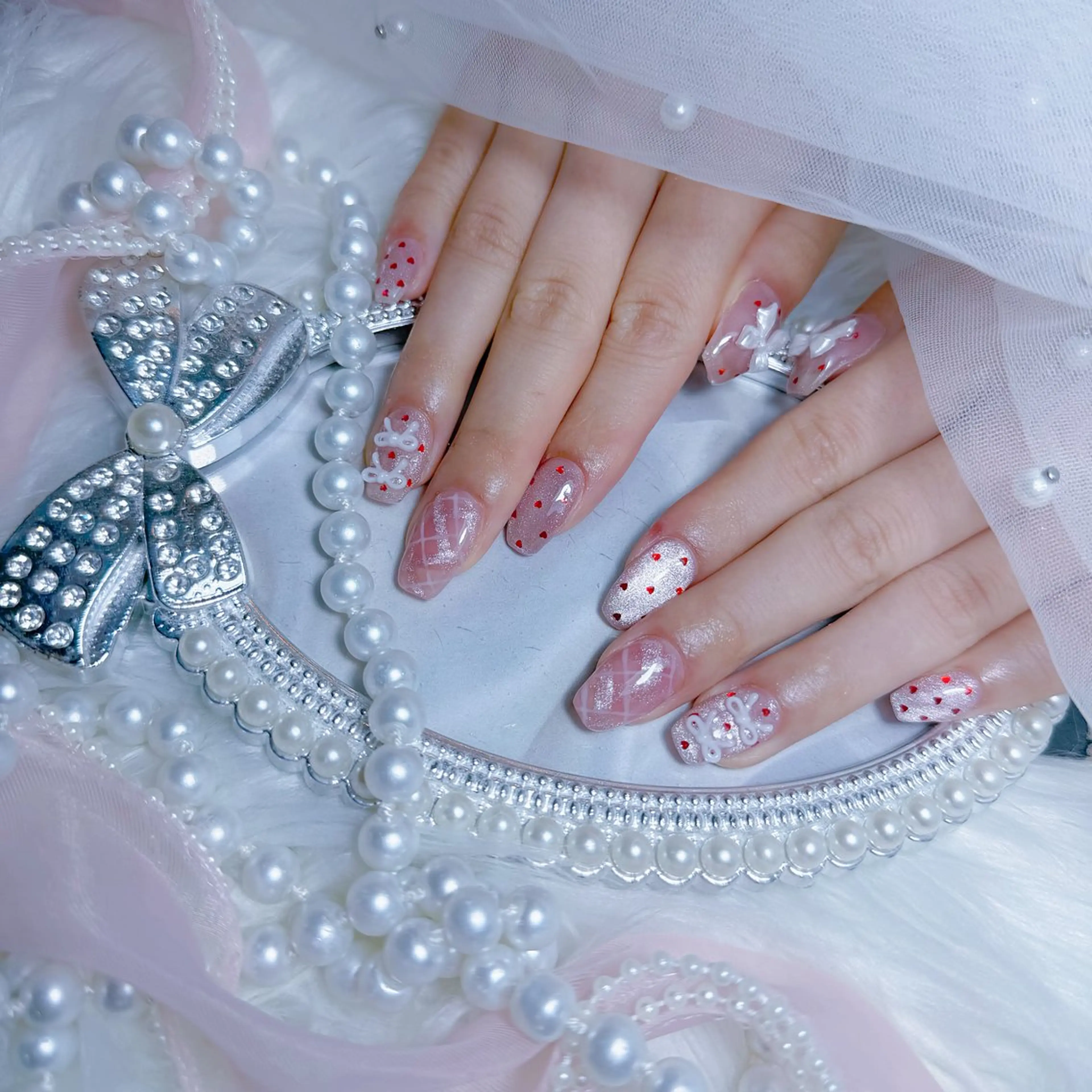 ネイル ハンドネイル Yudia🩵 Yuiのネイルデザイン