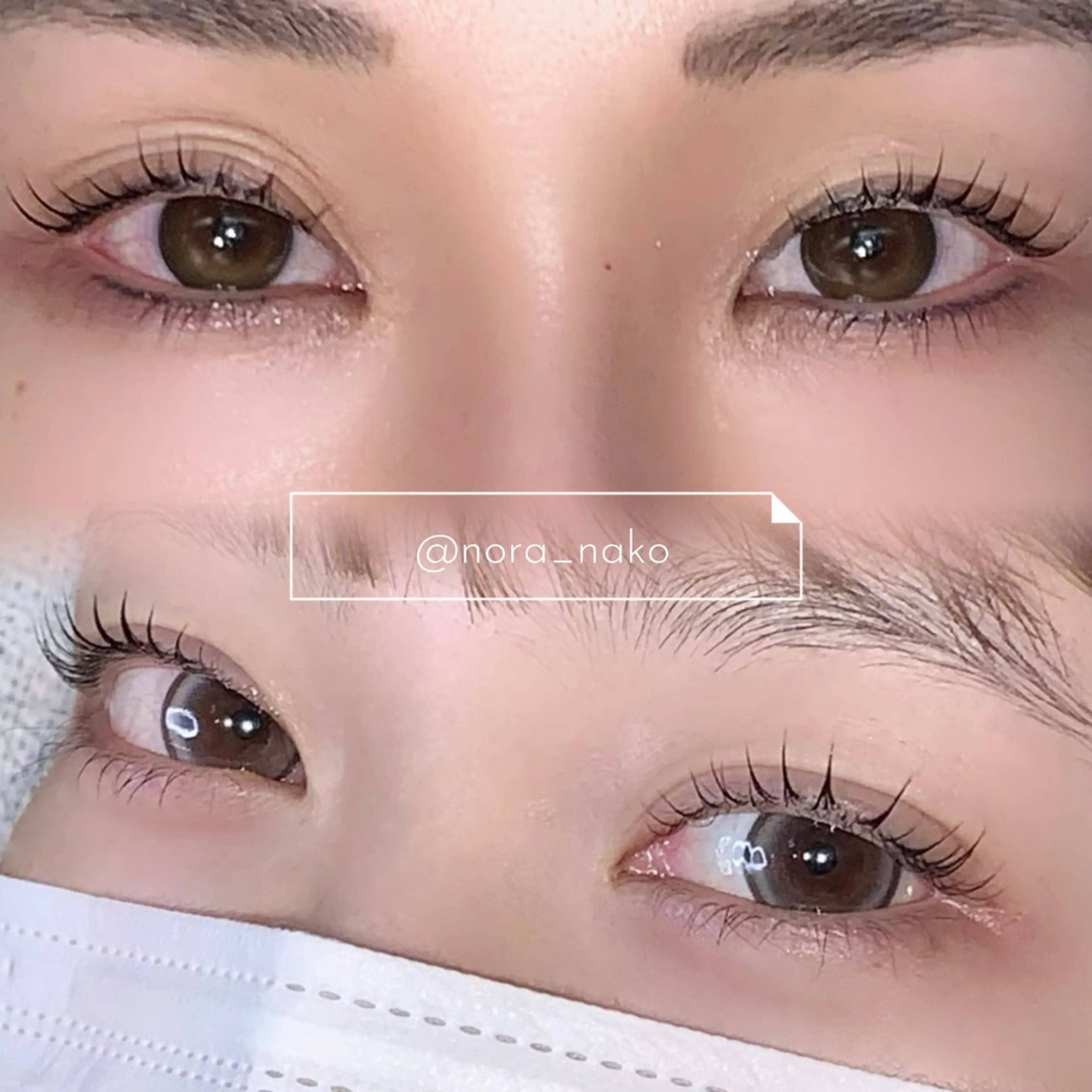 マツエク・マツパ マツパ NORAアイラッシュ 🩵NANAKOのマツエク・マツパデザイン