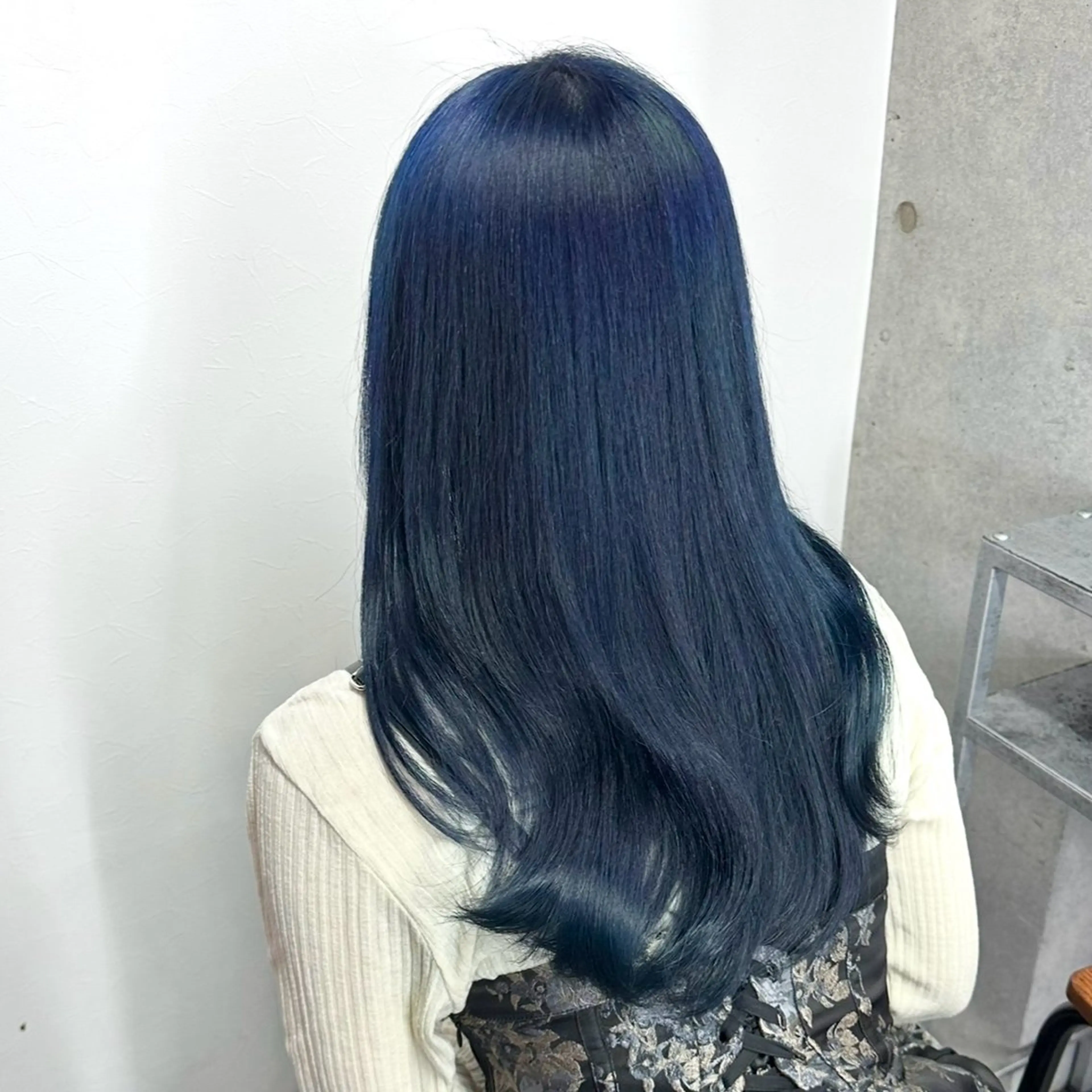 ロング カラー 韓国レイヤーカット要 暗透カラー📓吉祥寺のヘアスタイル