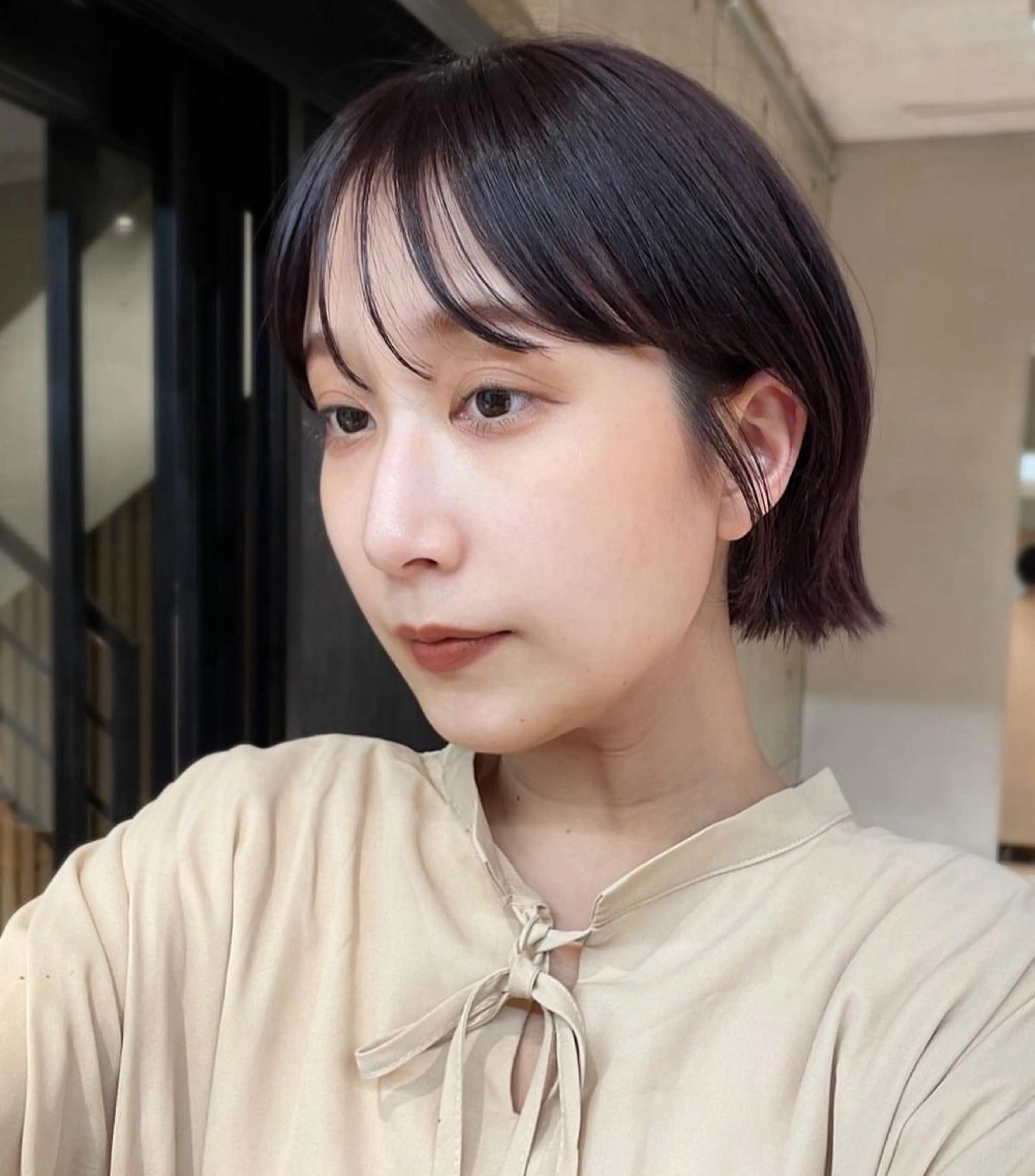 ショート ボブ tete nico所属・似合わせ/ヘアカラー nanami🌸のヘアスタイル