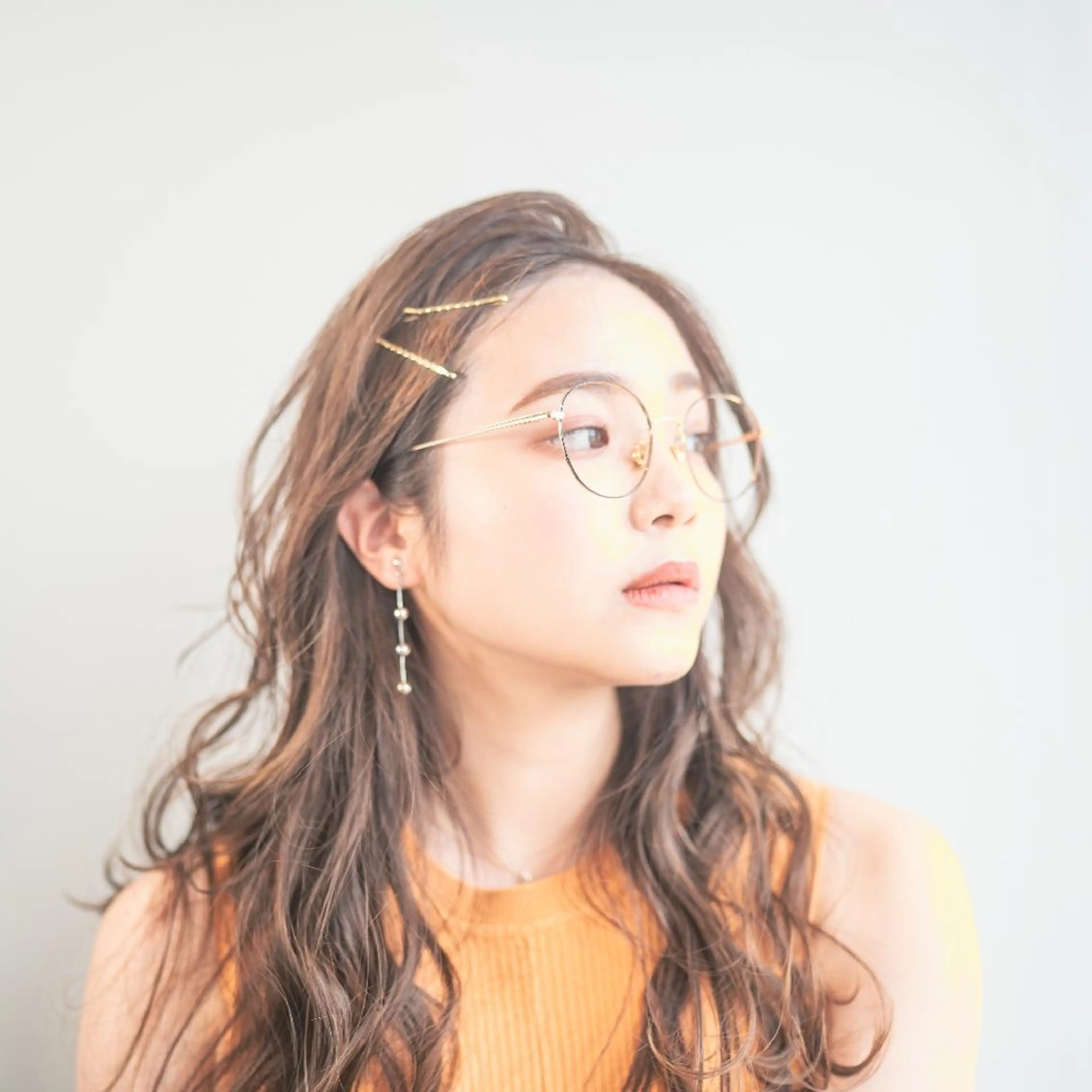 セミロング カラー カット ヘアカラー トリートメント 津田 祐輔のヘアスタイル