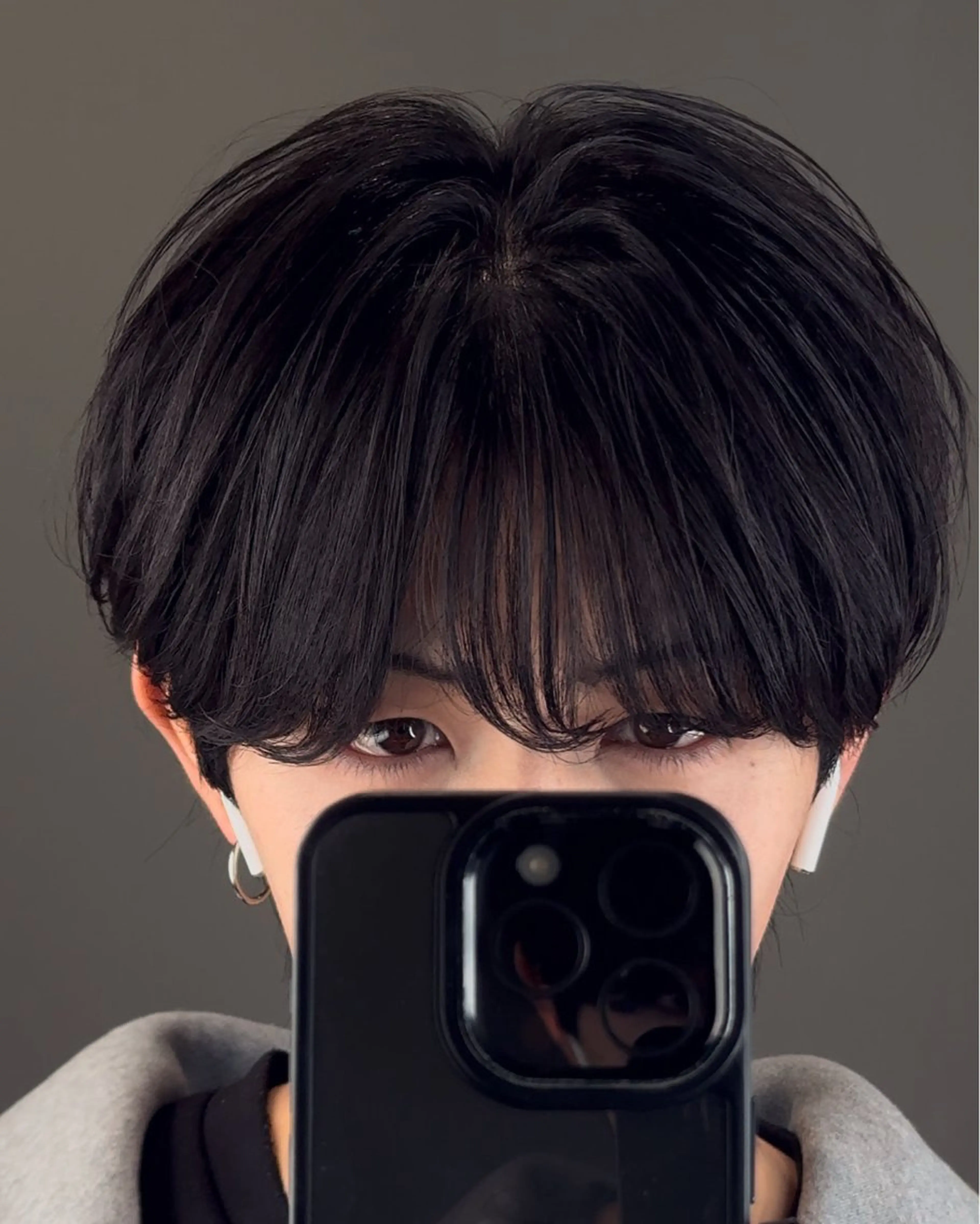 ショート メンズ マッシュ シースルーマッシュ SKILL MiNam所属・大島 航汰のヘアスタイル