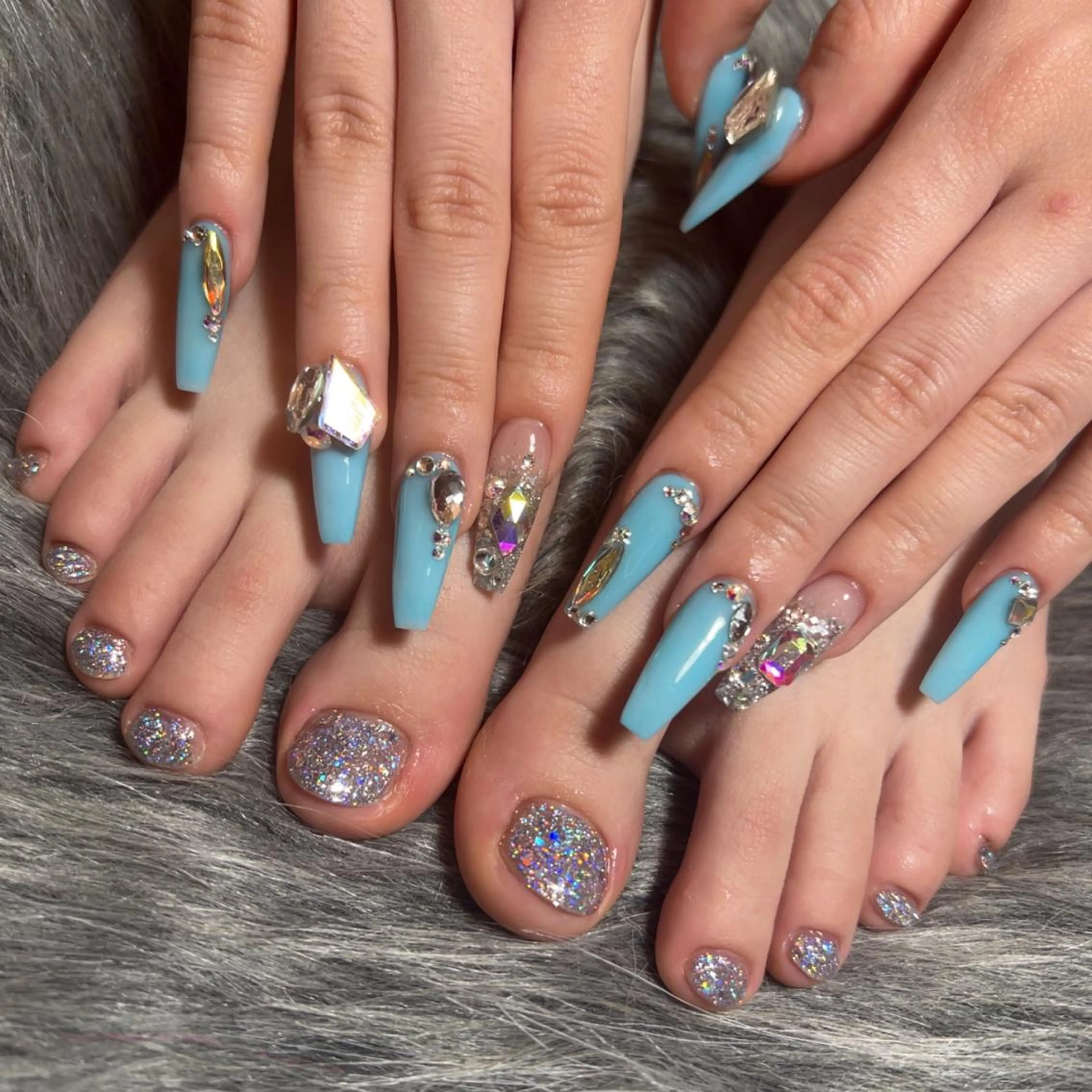 ロング ネイル nail salon azuのネイルデザイン