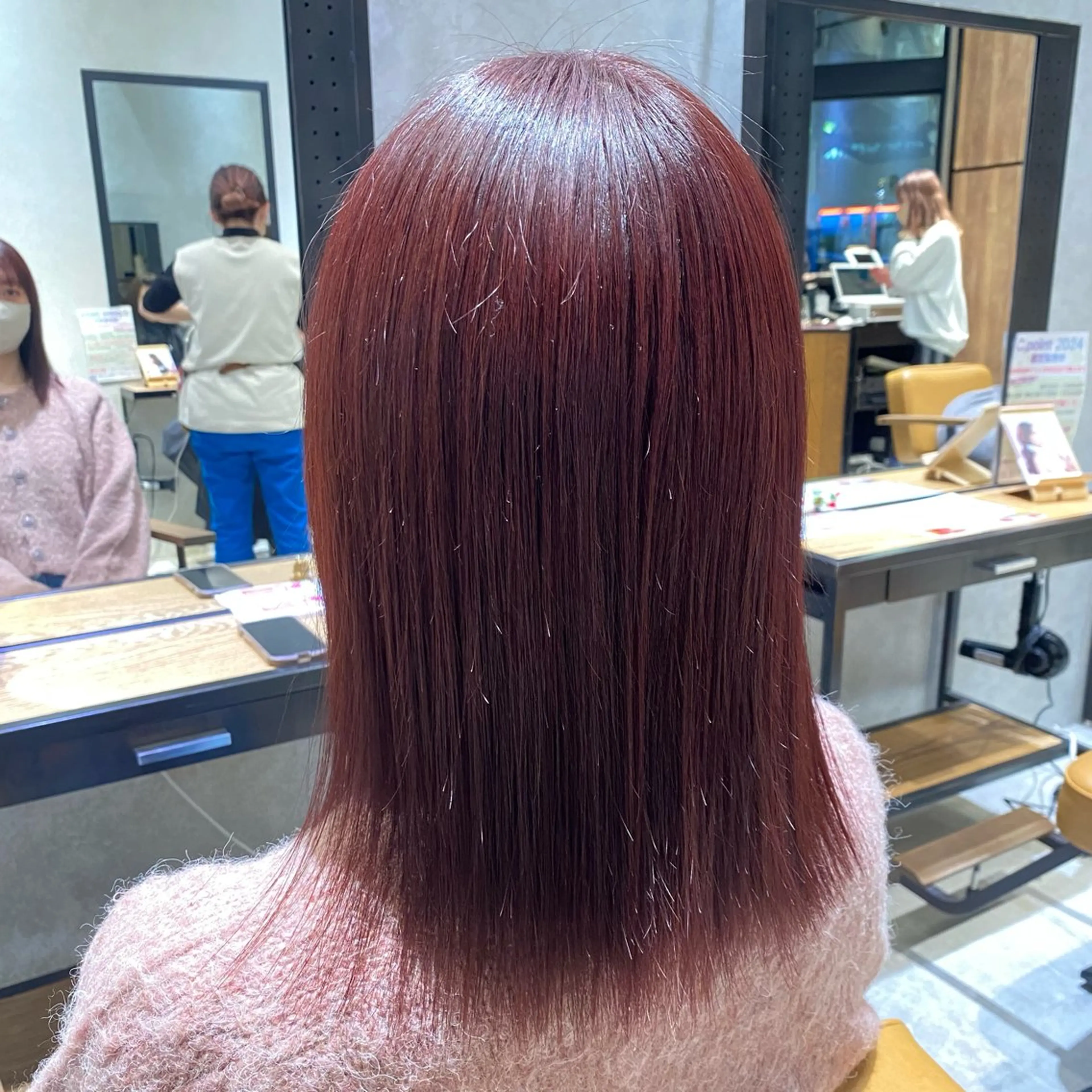 ミディアム Natsuki/韓国 ボブ/レイヤーカットのヘアスタイル