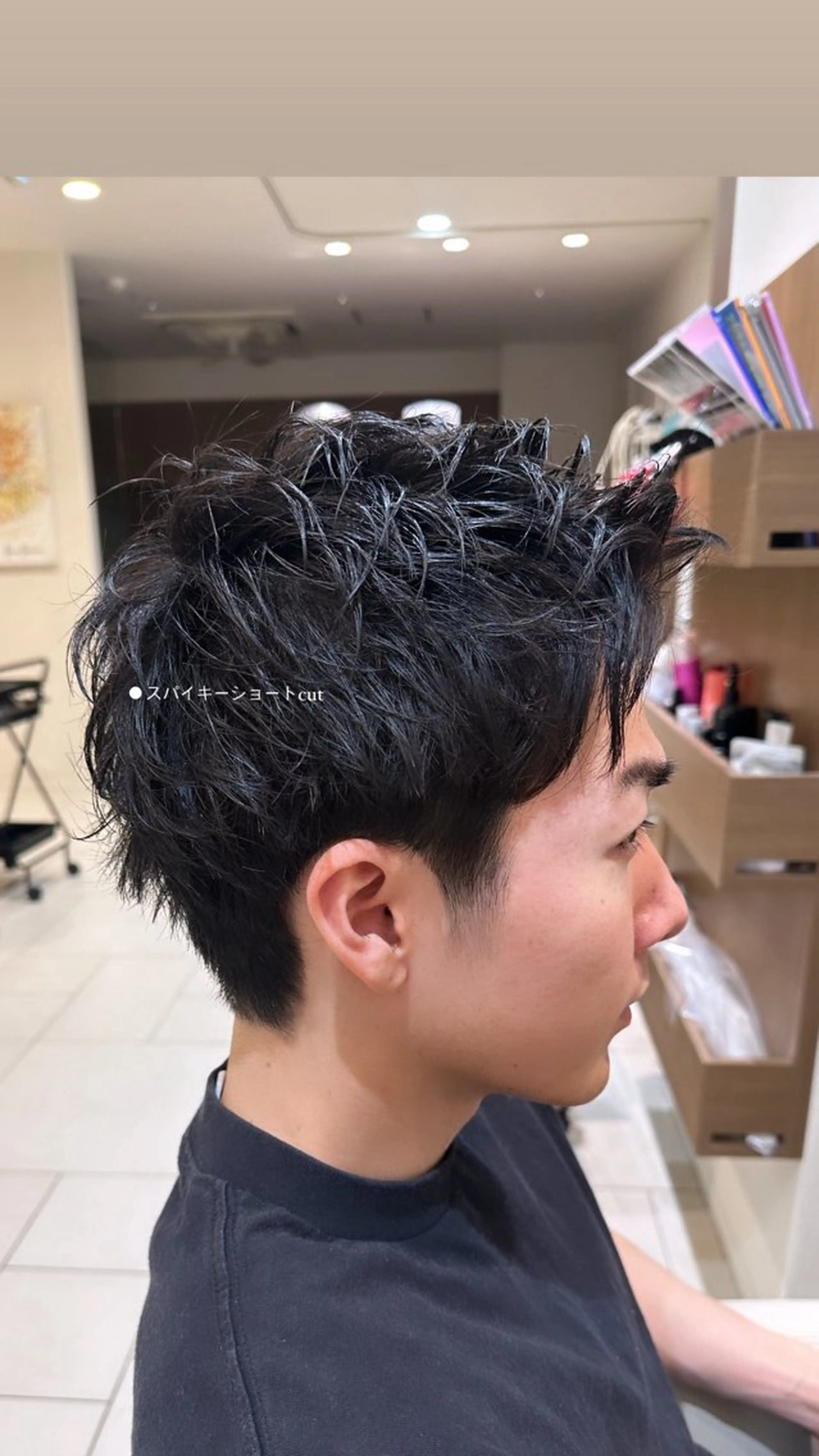 メンズ スパイキーショート カット 田畑 あやののヘアスタイル