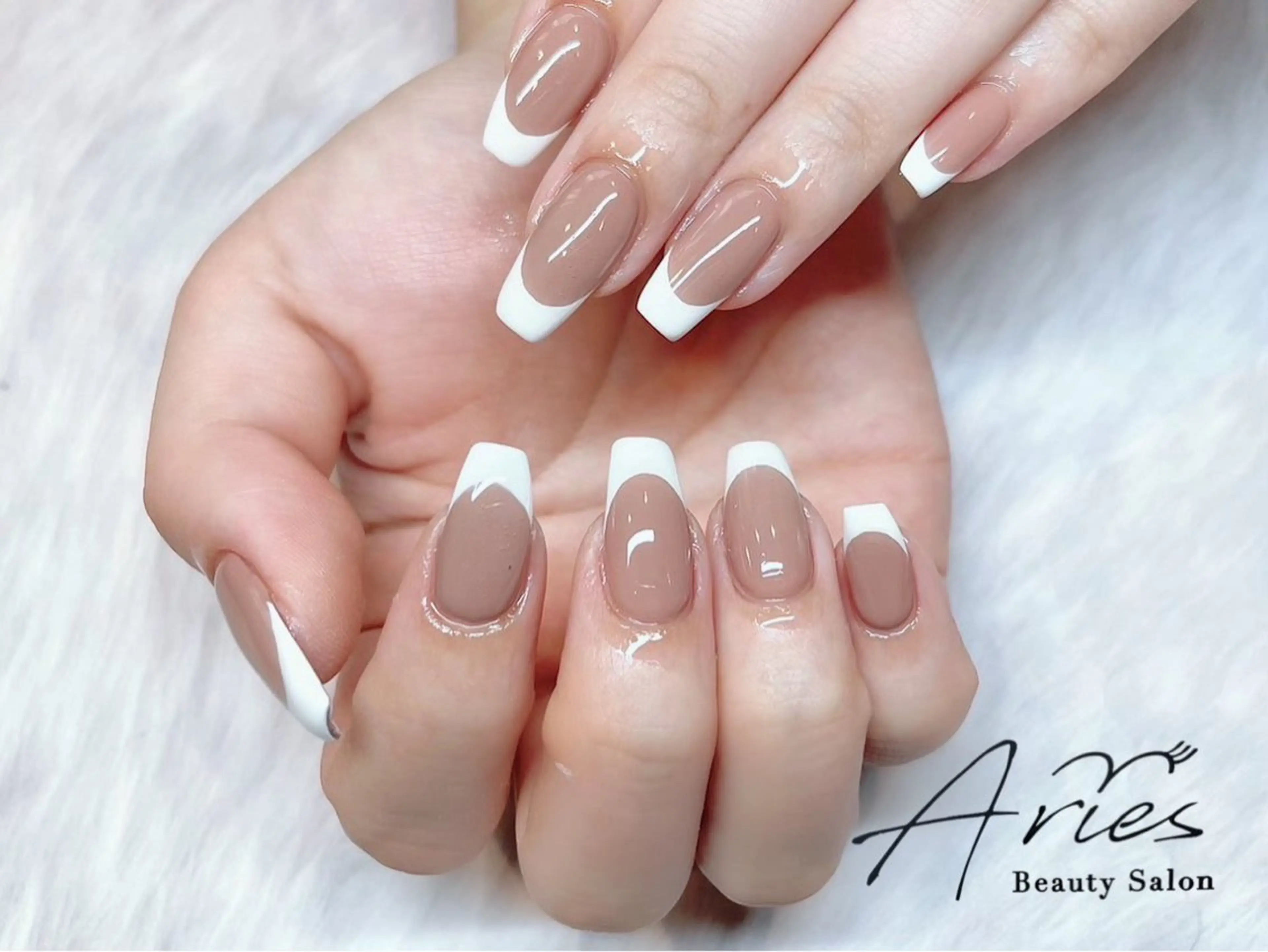 ≪オフ込≫フレンチネイル💅🏻パラジェル変更＋¥550✨の写真