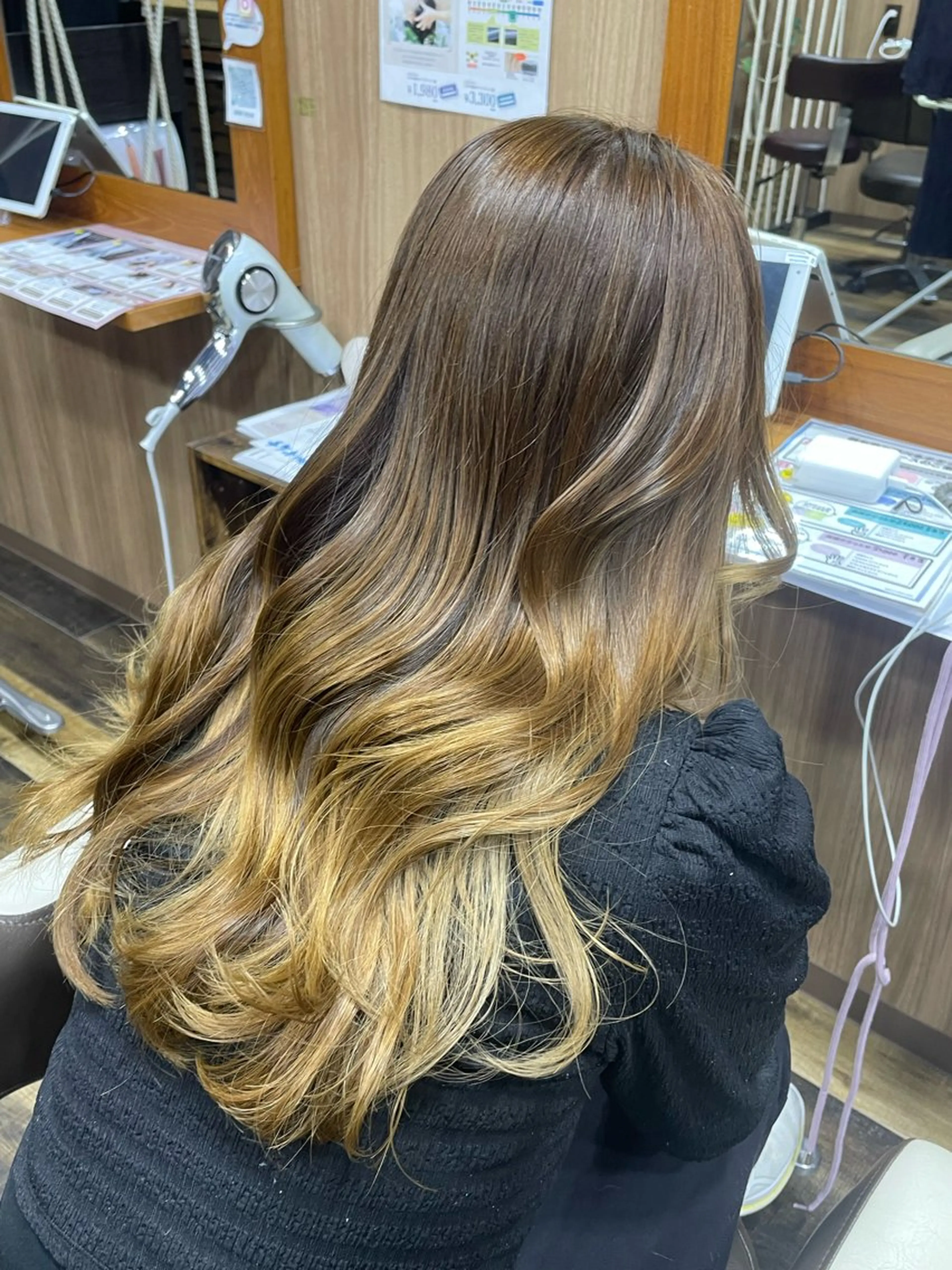 ロング カラー ヘアカラー トリートメント 山際勇策 /岐阜美容師のヘアスタイル