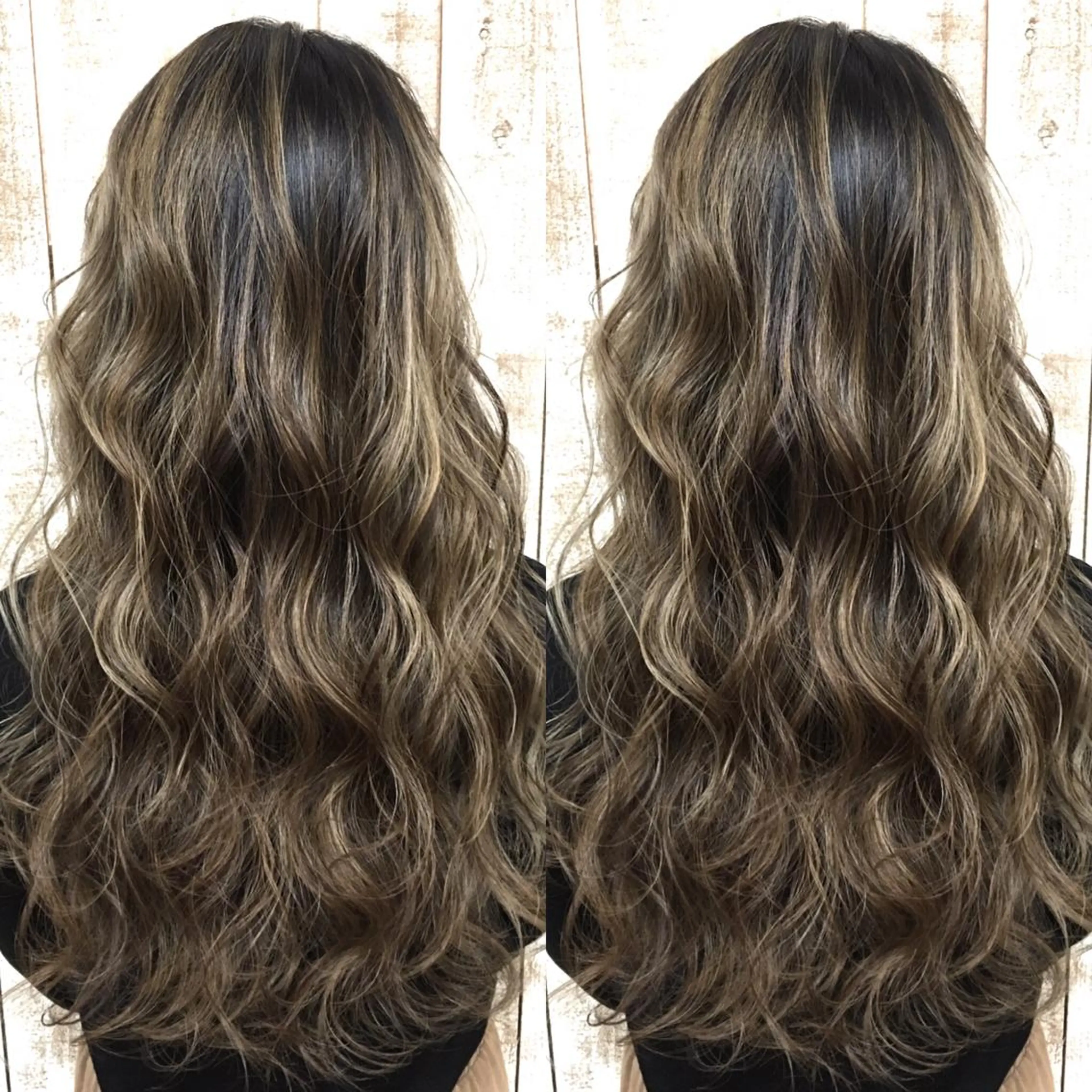 ロング カラー バレイヤージュ ベージュカラー レイヤーカット ヘアカラー トリートメント 井上 一平のヘアスタイル