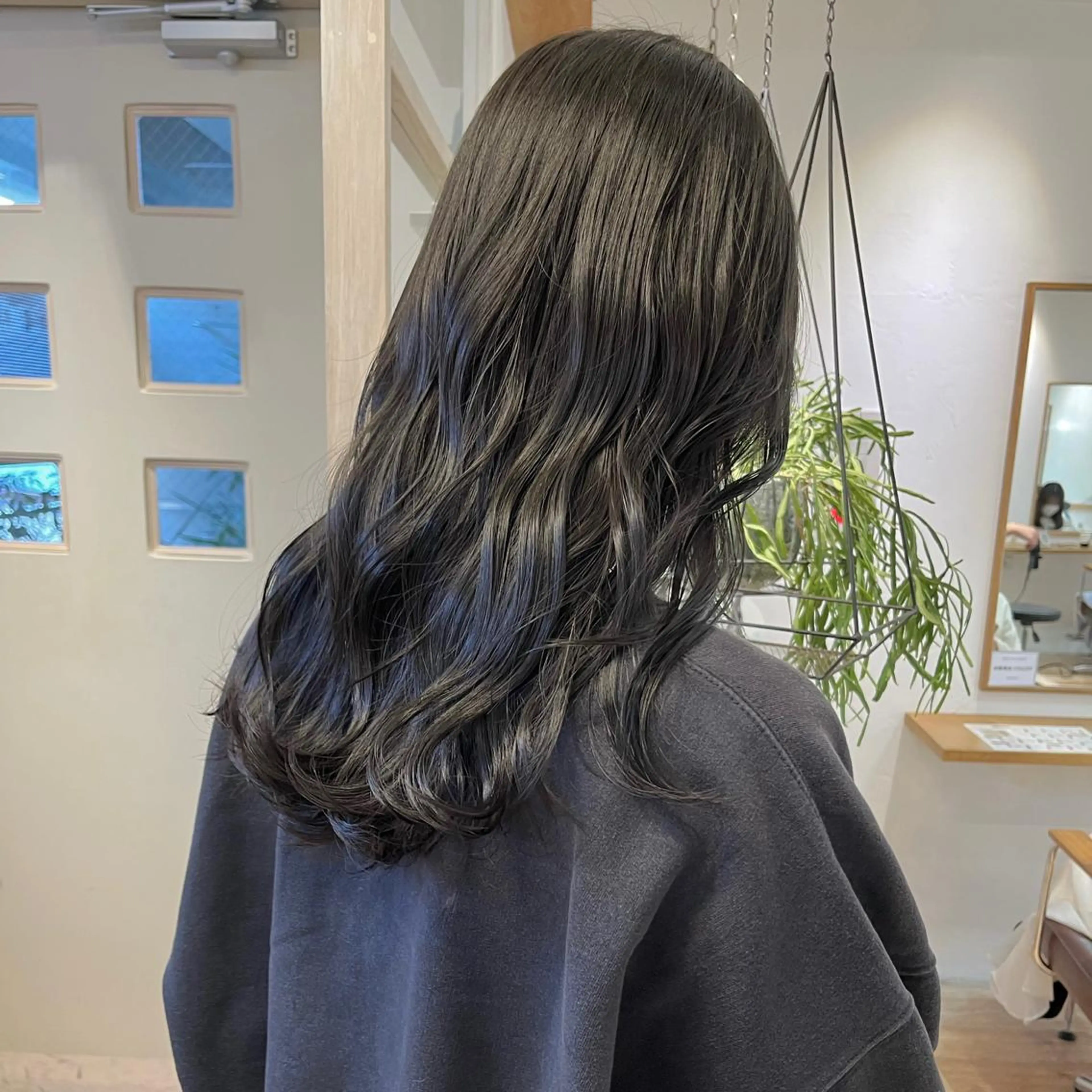 ロング カラー パーマ ヘアアレンジ メンズ キッズ ネイル マツエク・マツパ アイブロウ グレージュ オリーブグレージュ オリーブグレー お洒落パーマ/ボブ ❄️Tomoka❄️のヘアスタイル