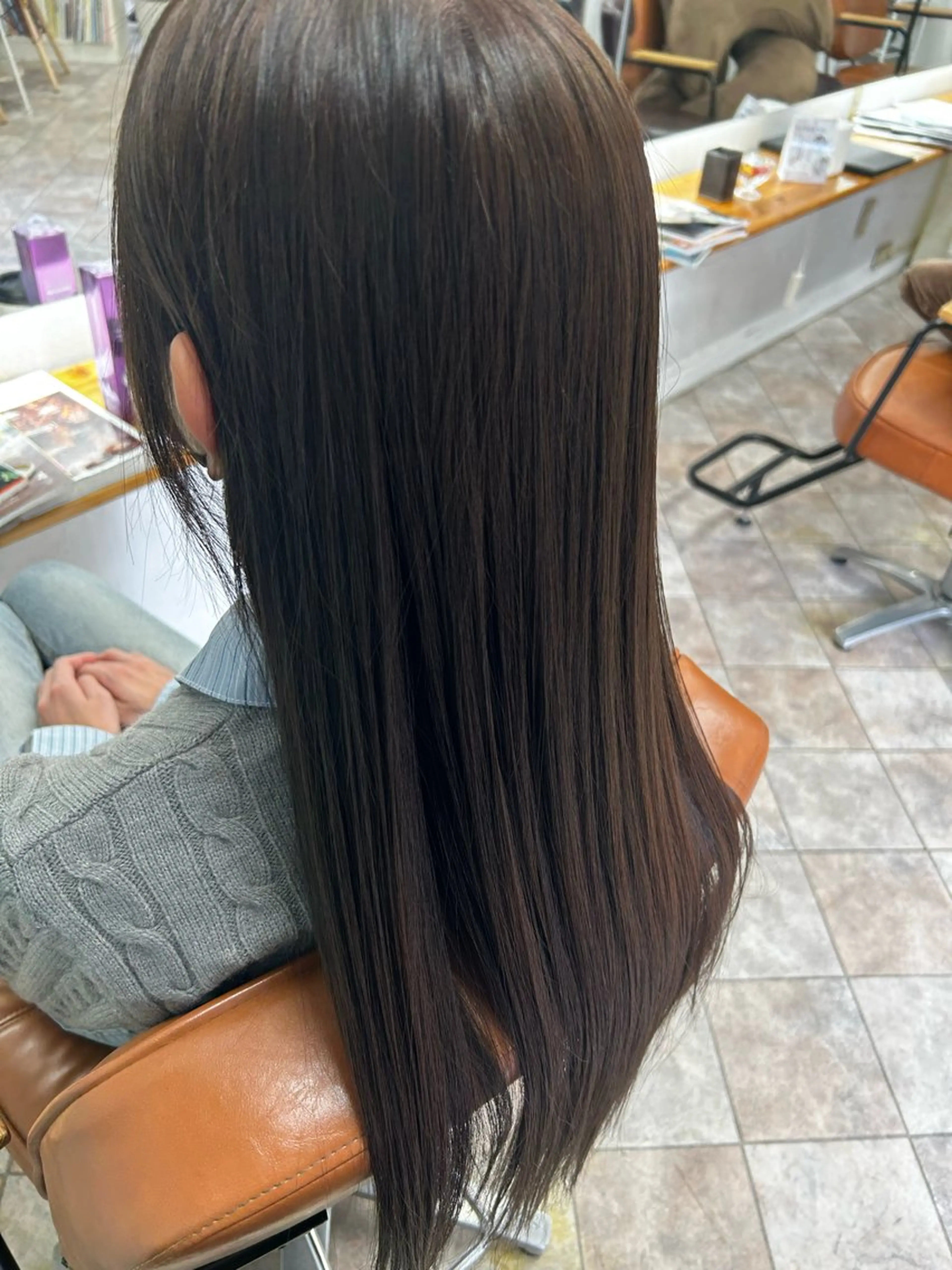 ロング 永木 楓のヘアスタイル